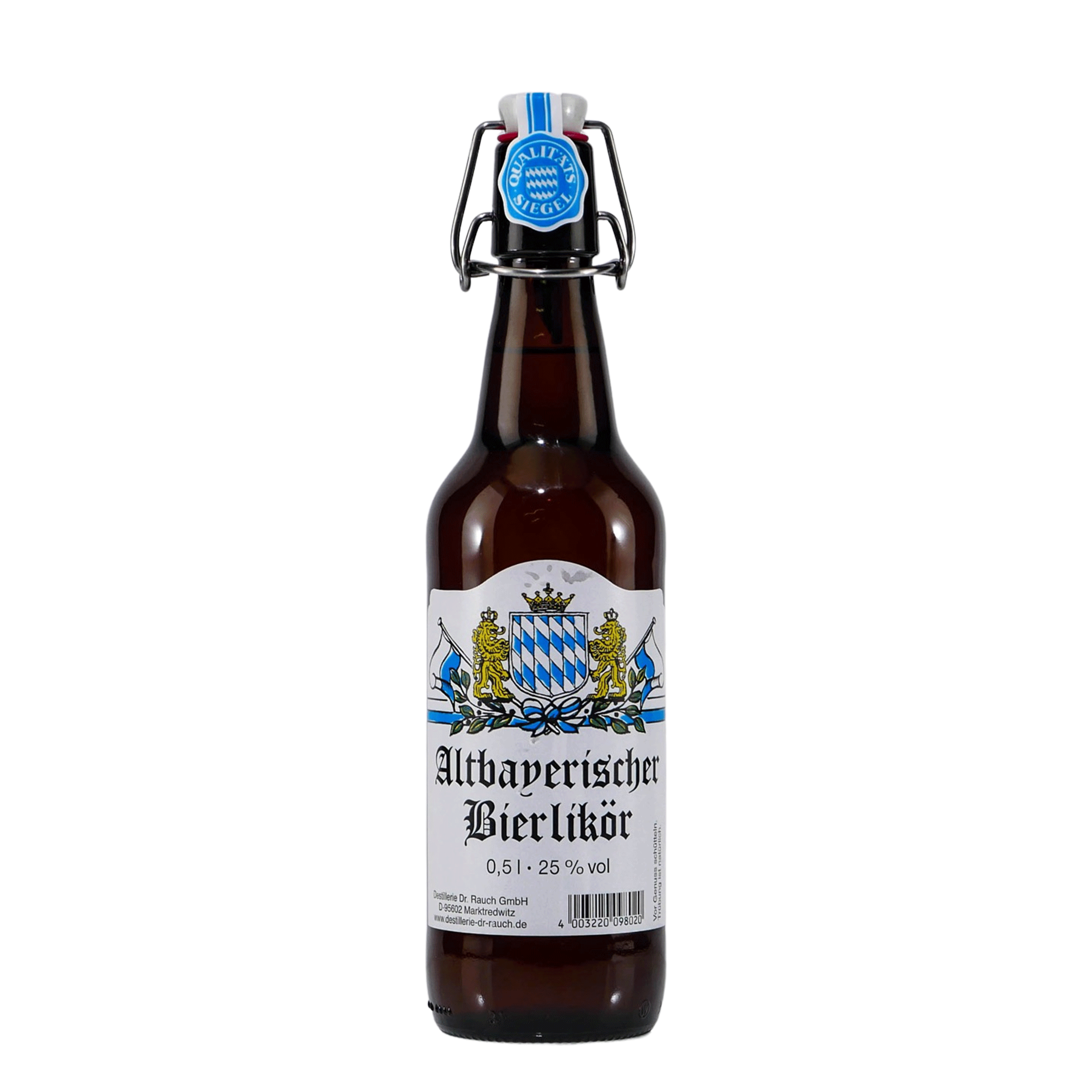 Dr. Rauch Altbayerischer Bierlikör mit Geschenk-HK