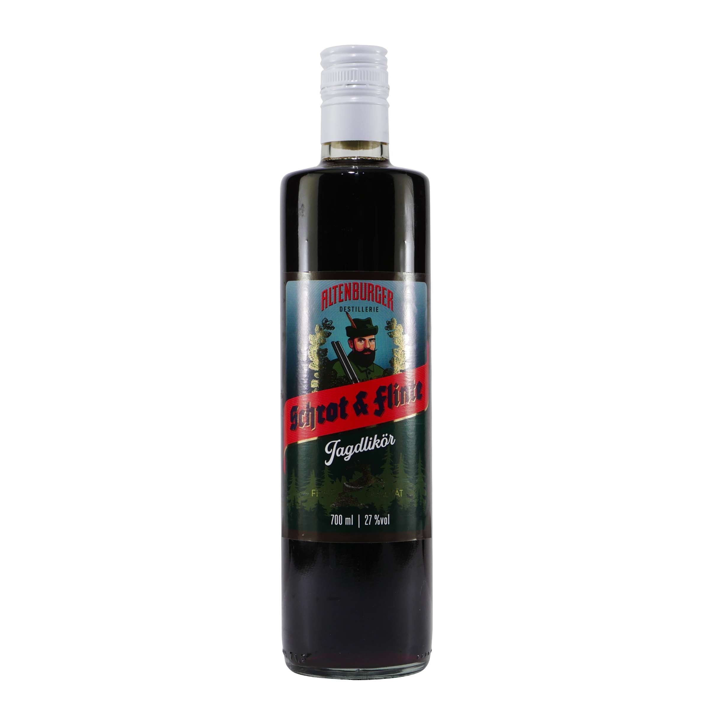 Altenburger Schrot & Flinte Jagdlikör mit Geschenk-Holzkiste