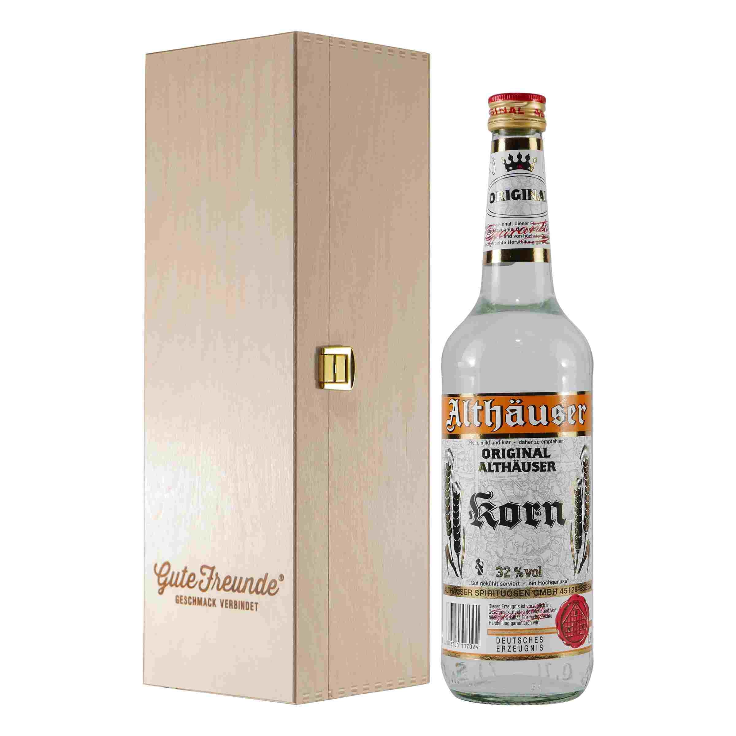 Althäuser Korn mit Geschenk-Holzkiste