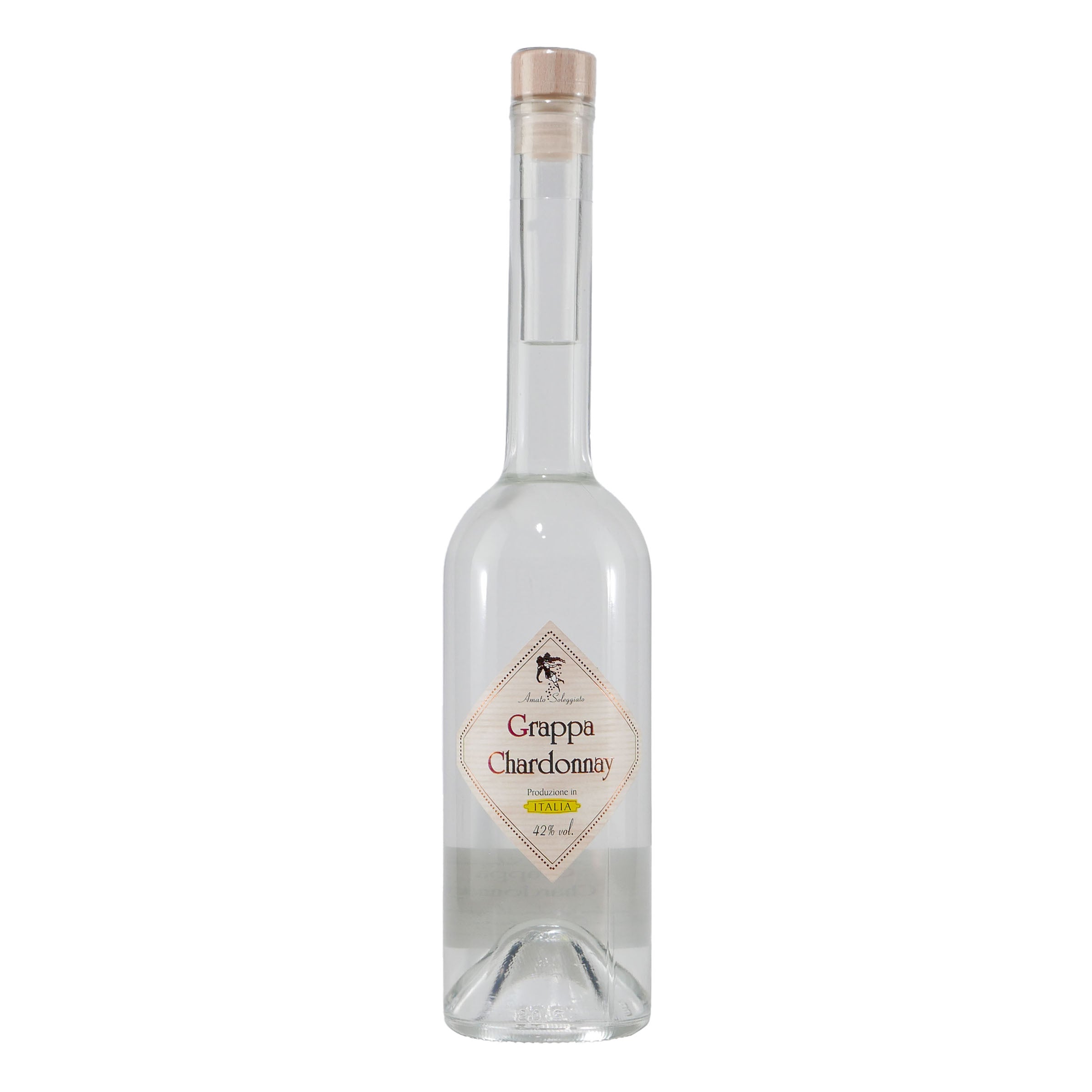 Amato Soleggiato Grappa Chardonnay mit Geschenk-HK