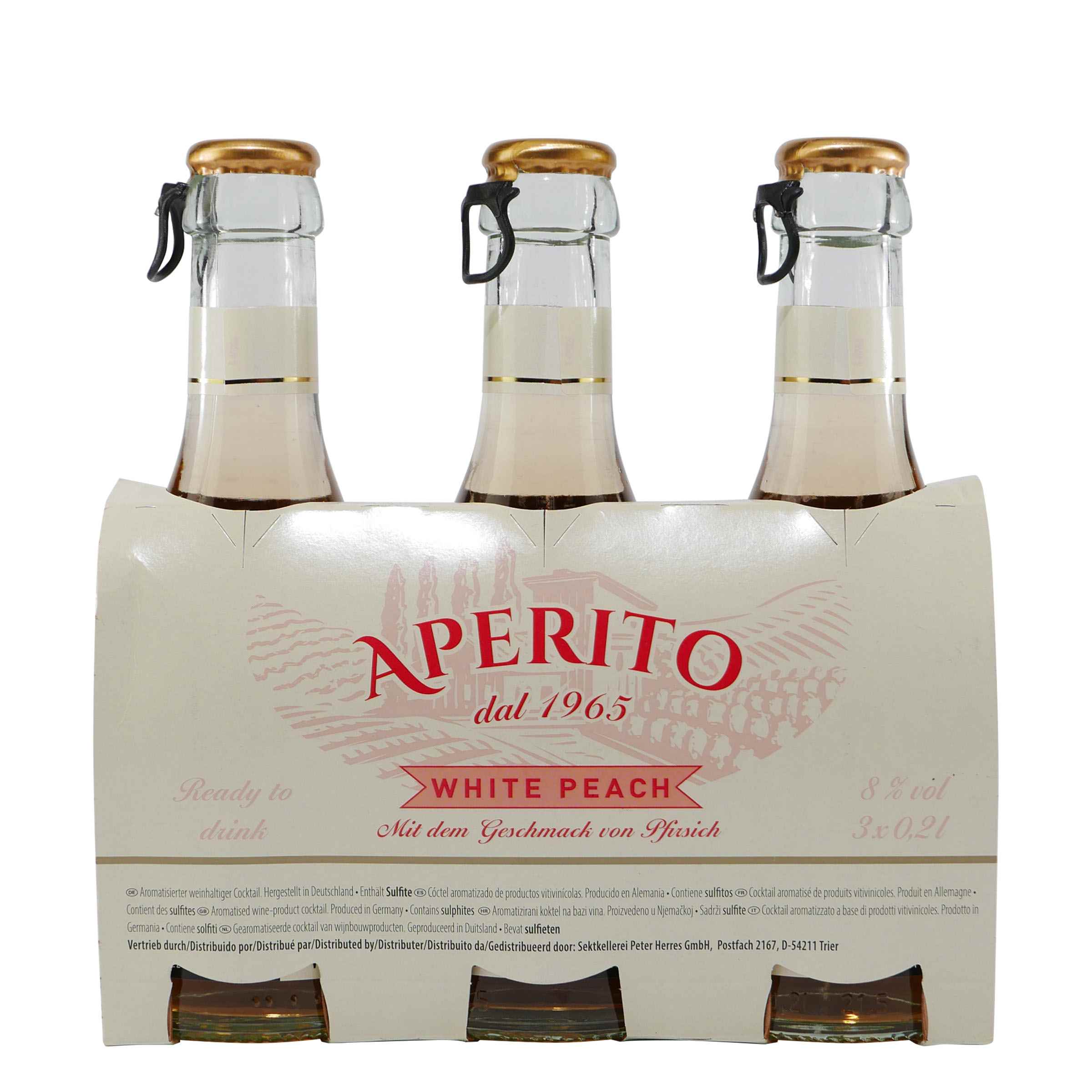 Aperito White Peach (3 x 0,2L)