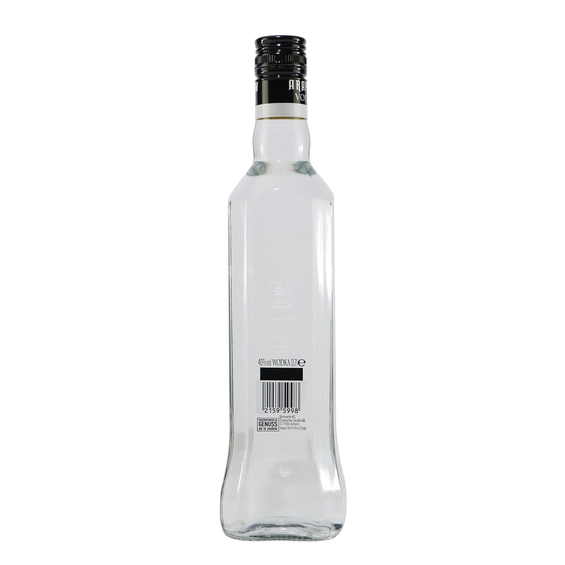 Arapow Vodka mit Geschenk-Holzkiste