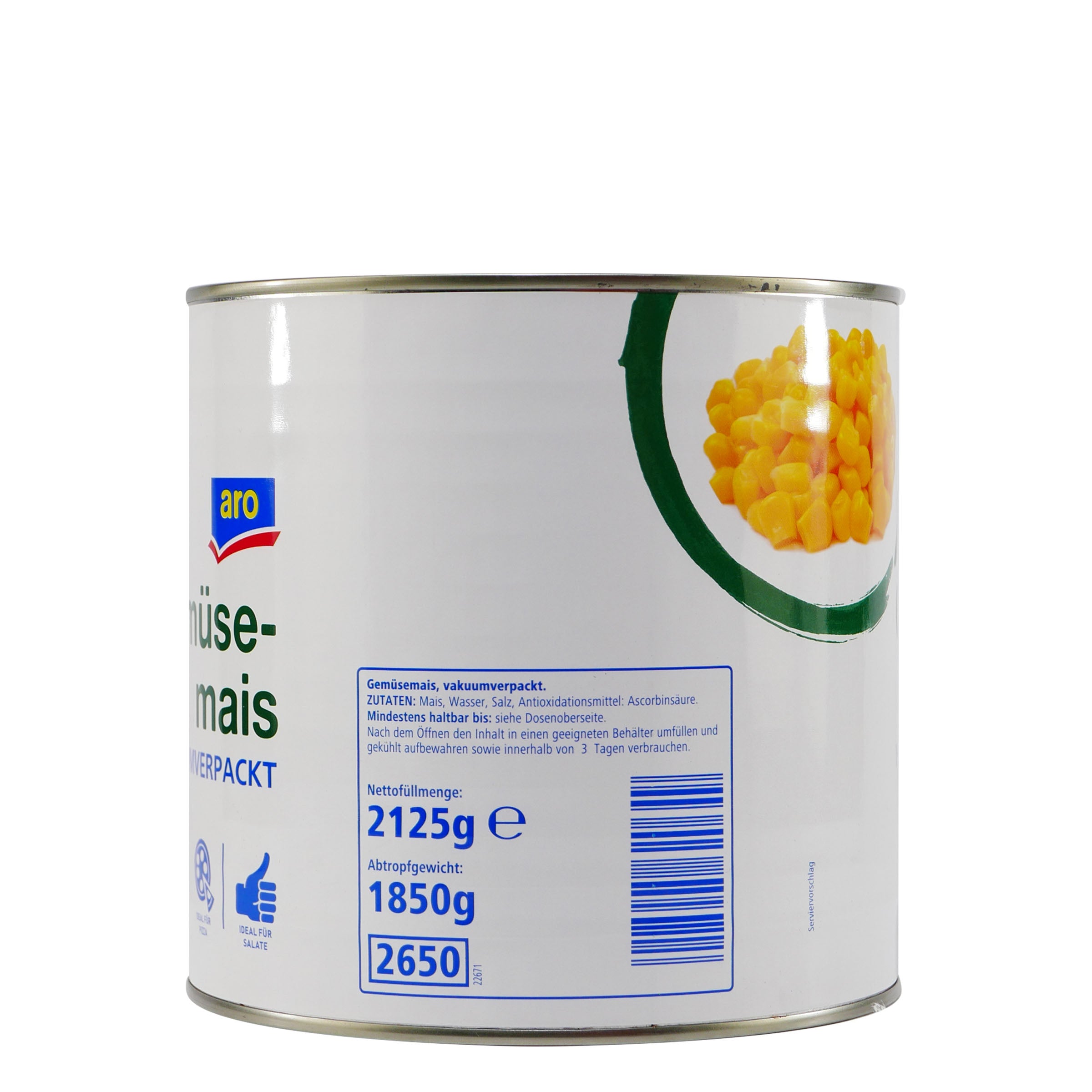 aro Gemüsemais 2,125KG