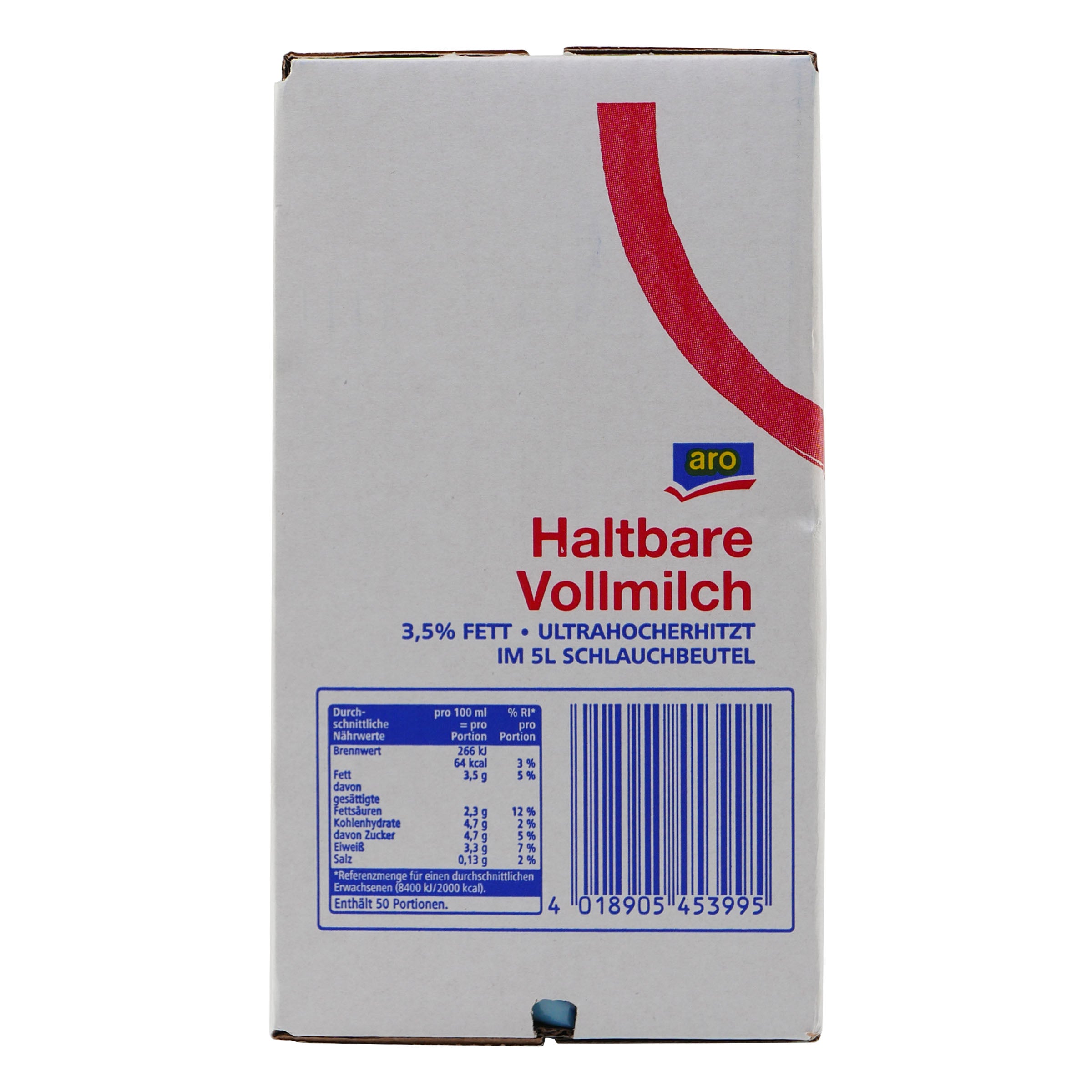 aro Haltbare Vollmilch 3,5% Fett BIB 5L