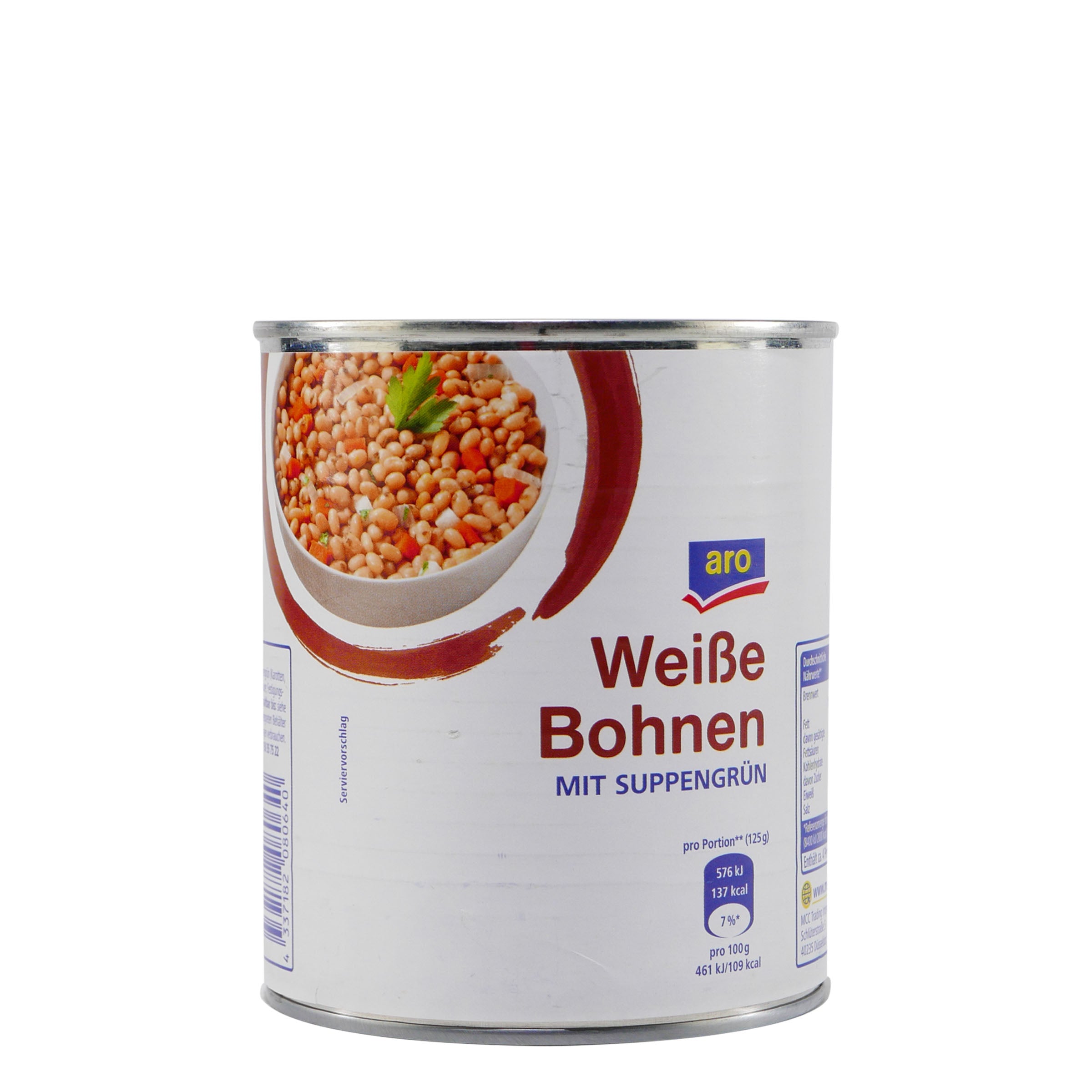 aro Weiße Bohnen in Suppengrün (12 x 800g)