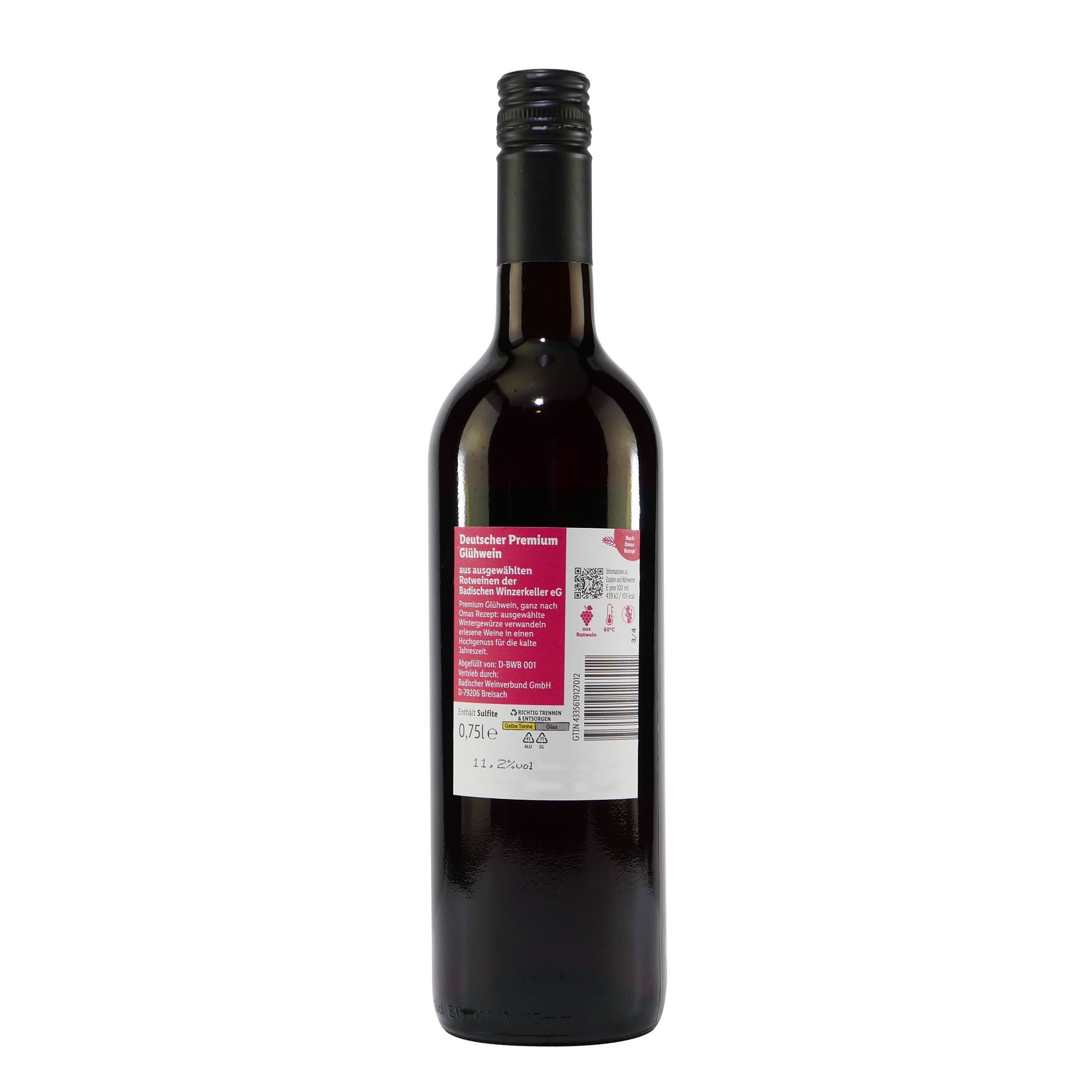 Badischer Premium Glühwein Rot (6 x 0,75L)