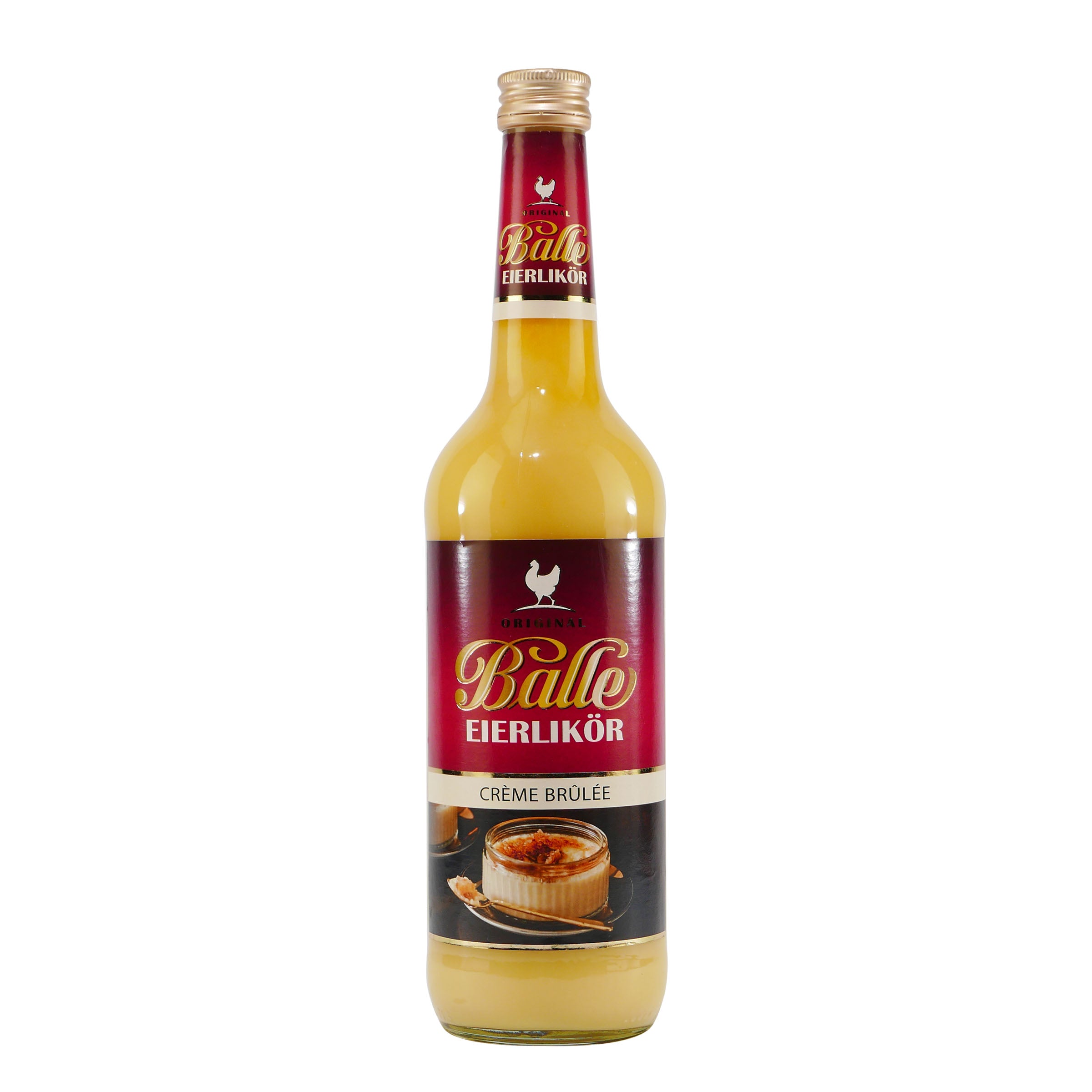 Balle Eierlikör Créme Brûlée mit Geschenk-Holzkiste