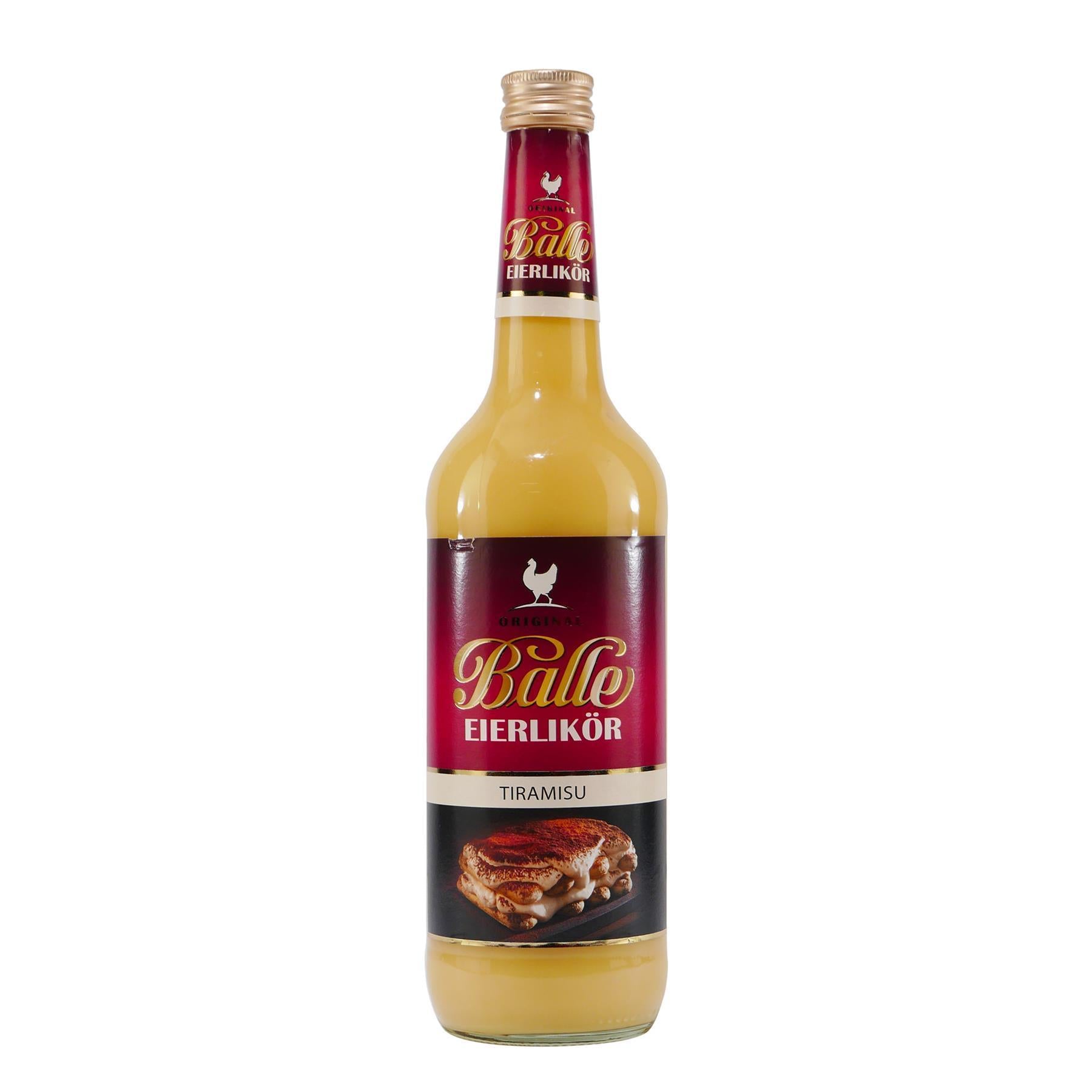 Balle Eierlikör Tiramisu mit Geschenk-Holzkiste