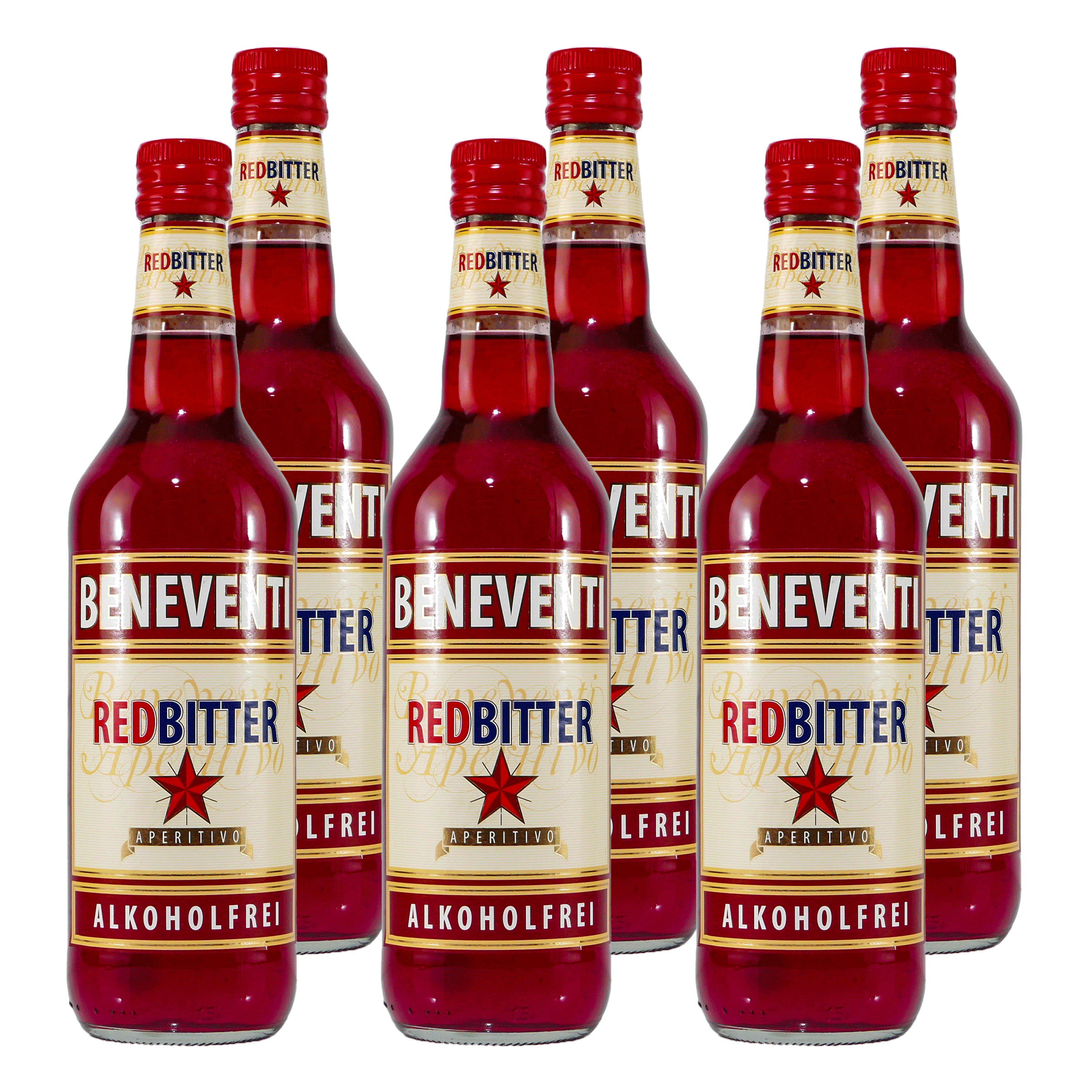 Beneventi Red Bitter Aperitivo -alkoholfrei- (6 x 0,7L)