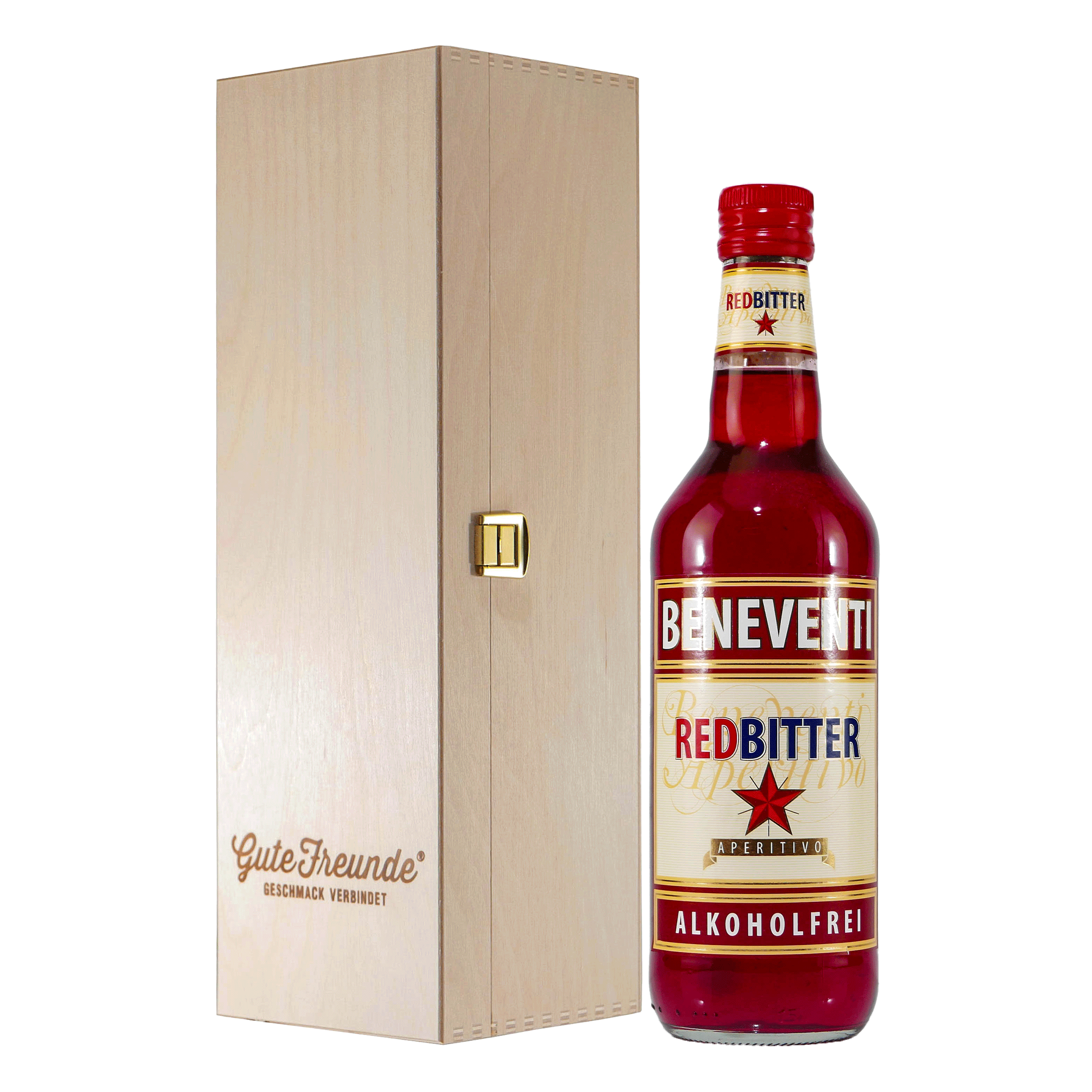 Beneventi Red Bitter Aperitivo -alkoholfrei- mit Geschenk-HK