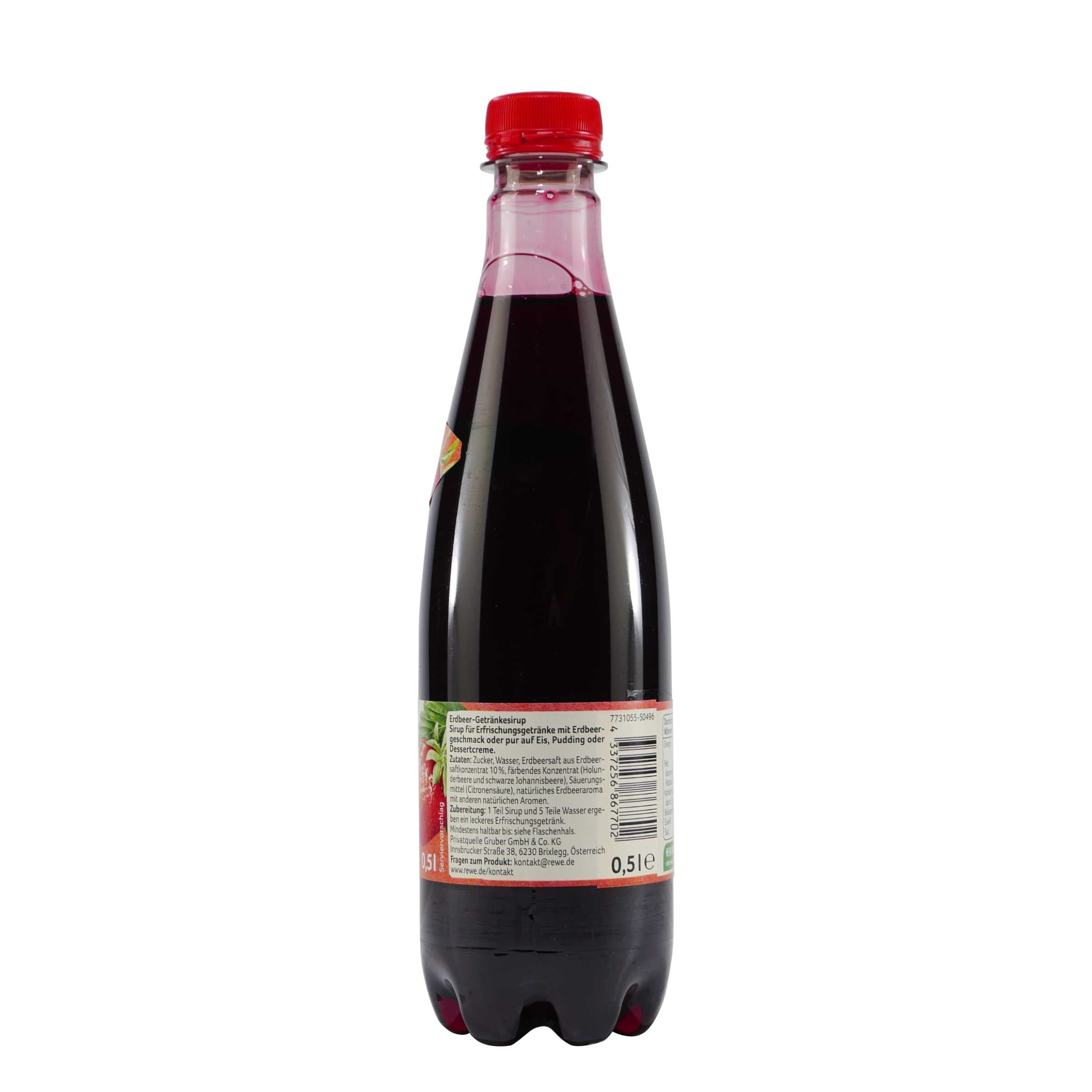 Beste Wahl Erdbeere Getränkesirup (6 x 0,5L)