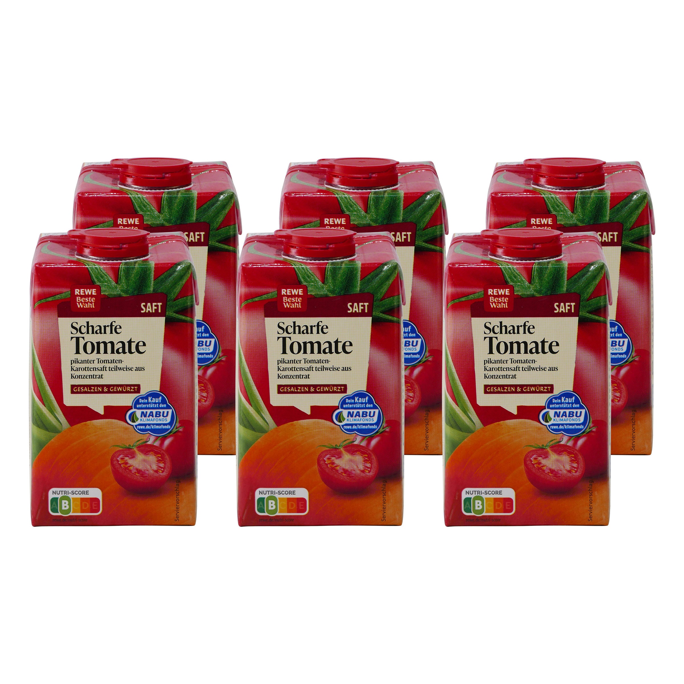 Beste Wahl Scharfe Tomate Saft (8 x 0,5L)