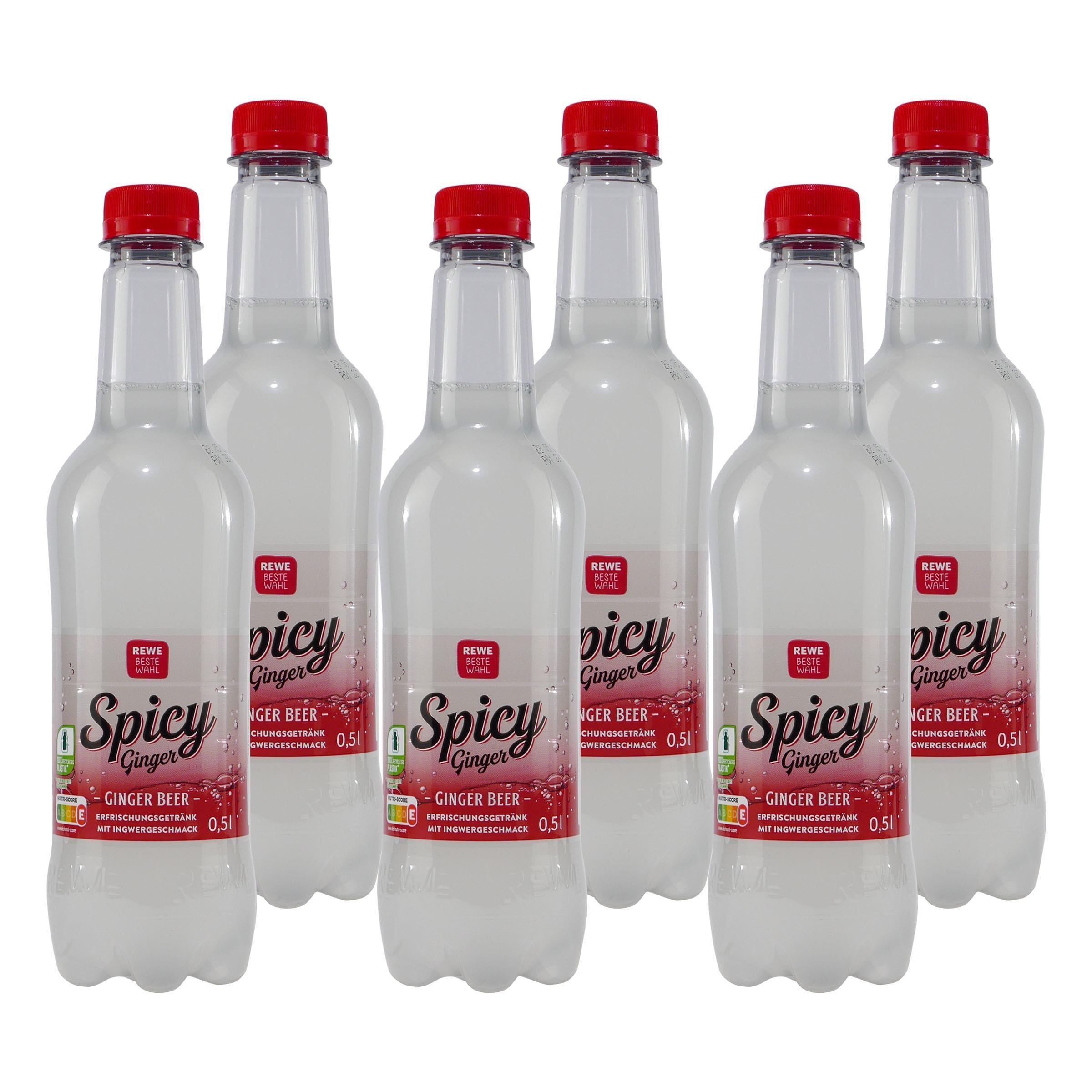 Beste Wahl Spicy Ginger Getränk (18 x 0,5L)