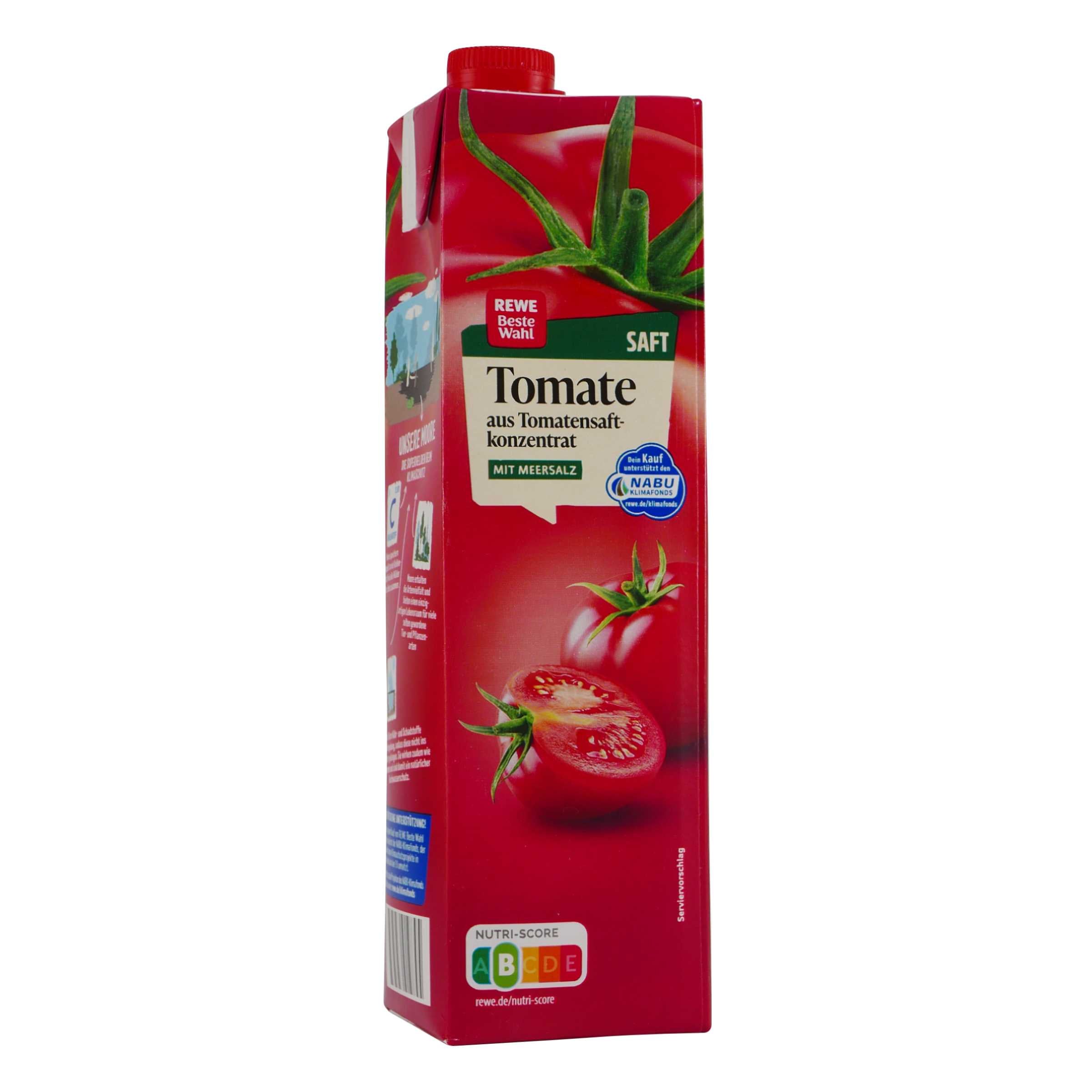 Beste Wahl Tomatensaft (6 x 1,0L)