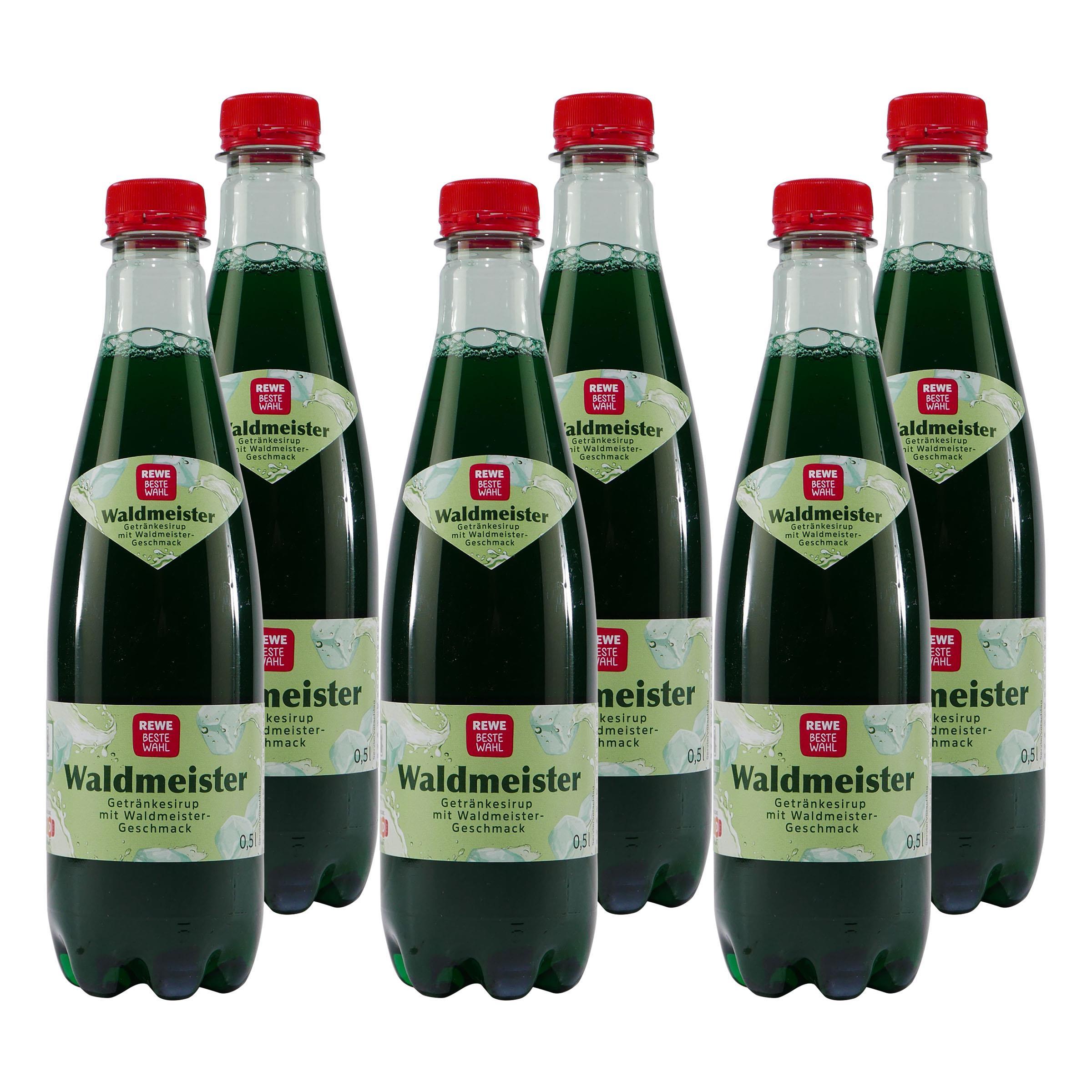 Beste Wahl Waldmeister Getränkesirup (6 x 0,5L)