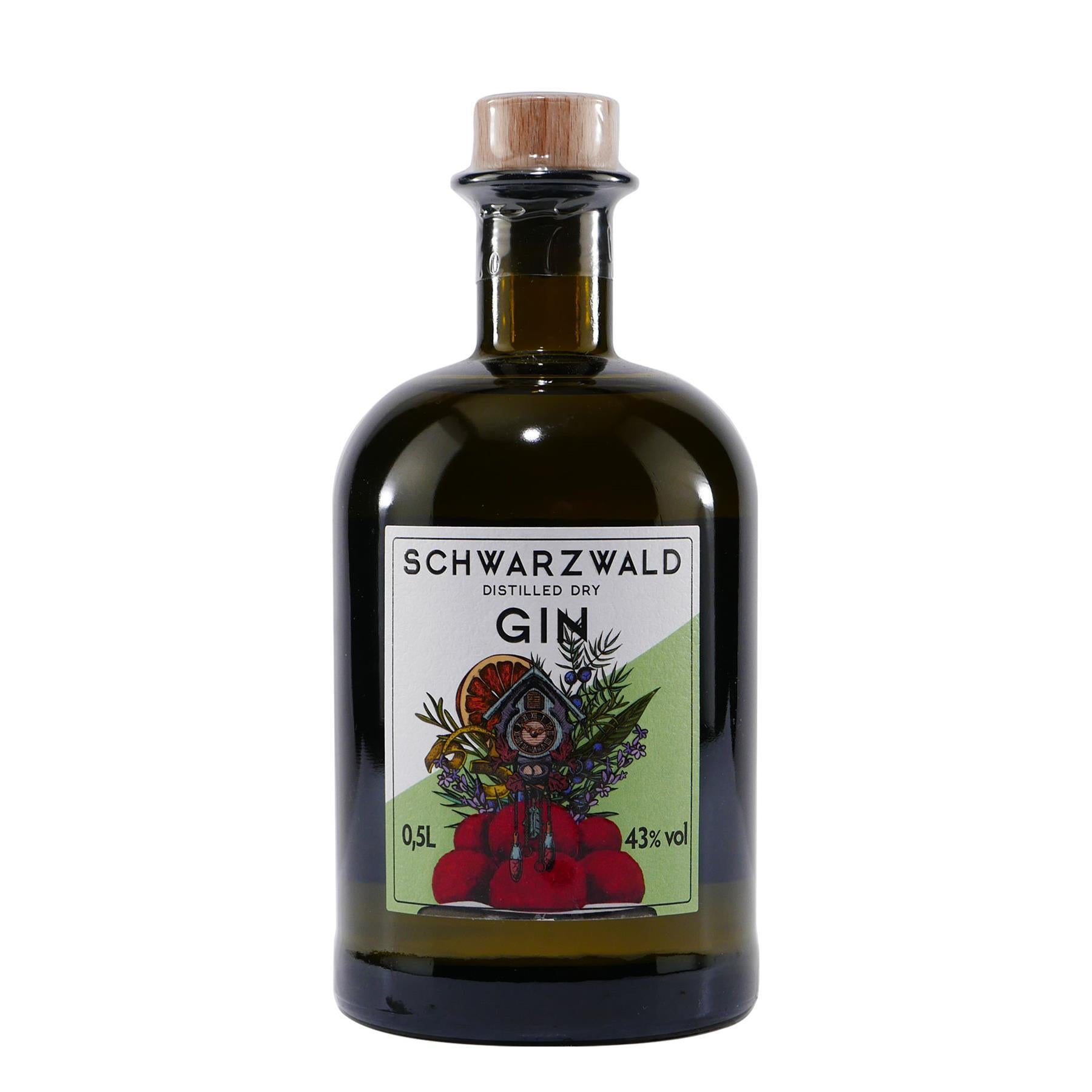 Bimmerle Schwarzwald Dry Gin mit Geschenk-Holzkiste