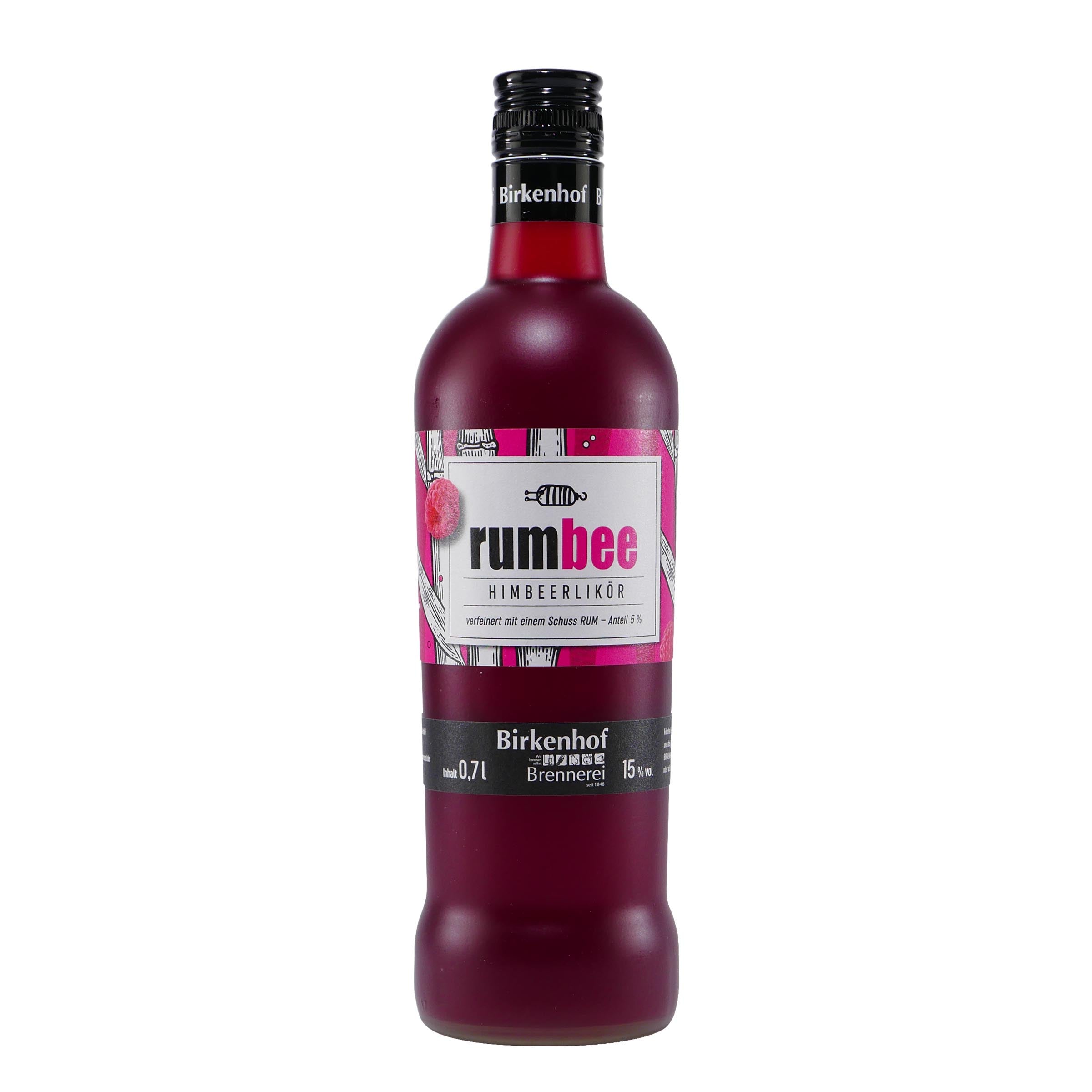 Birkenhof RumBee Himbeerlikör (6 x 0,7L)