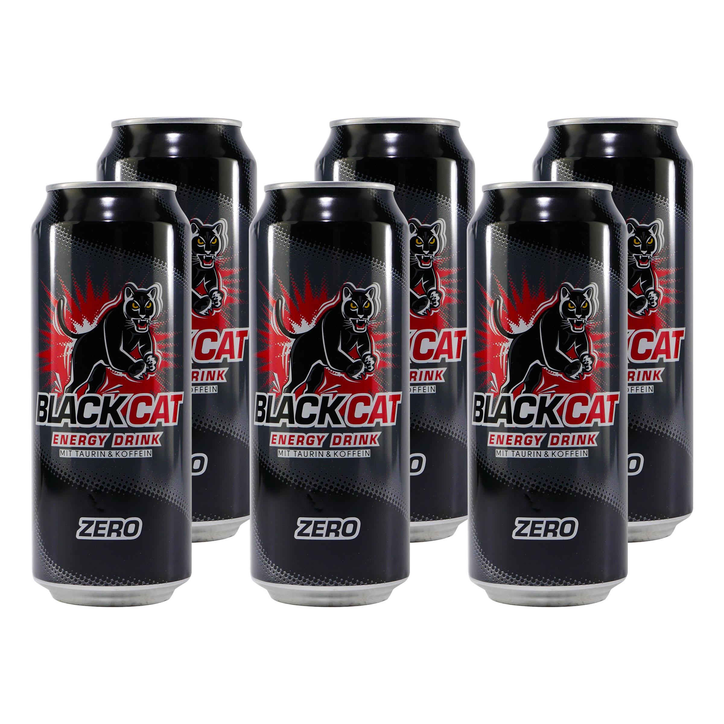 Black Cat Energy Drink Zero (12 x 0,5L)