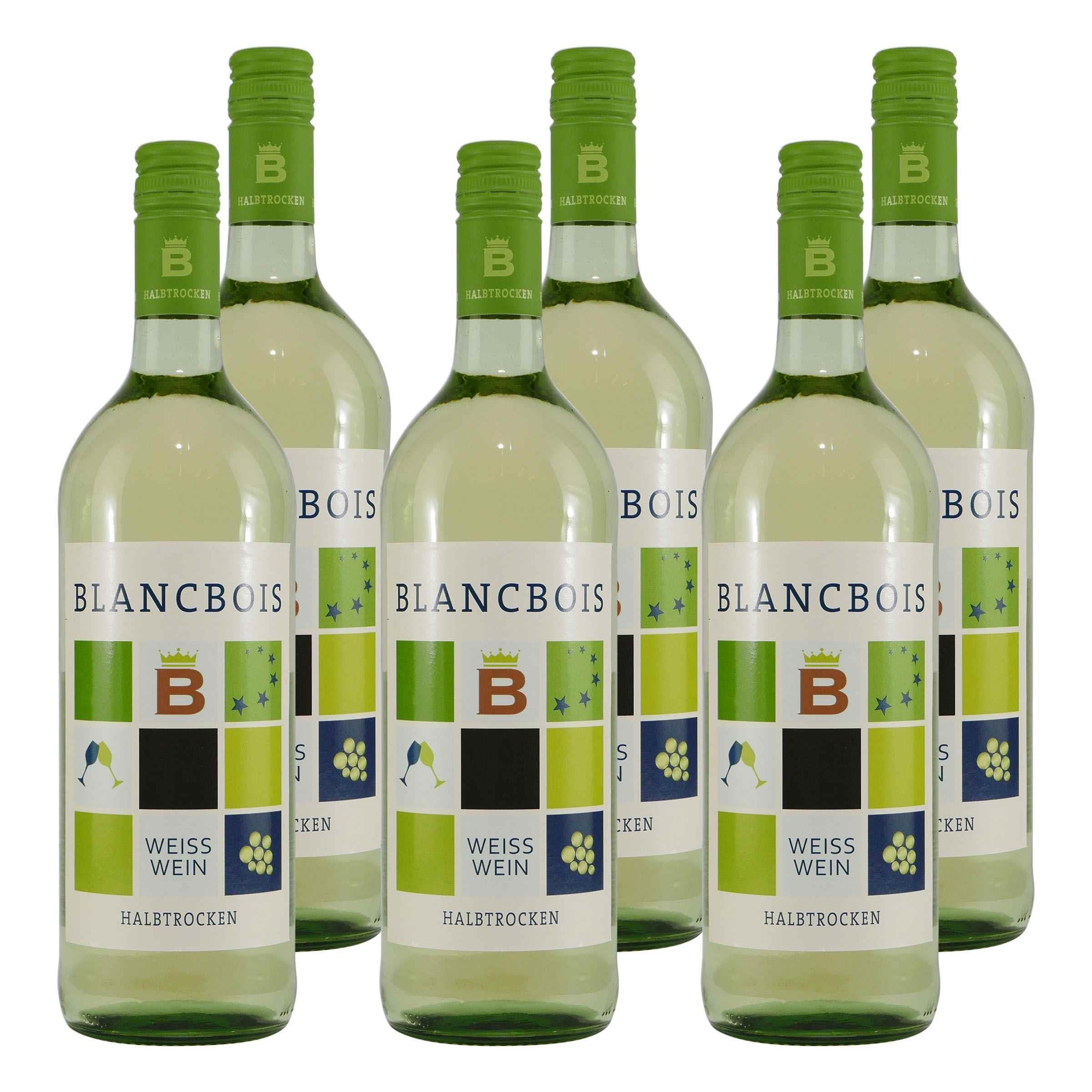 Blancbois Weisswein -halbtrocken- (6 x 1,0L)
