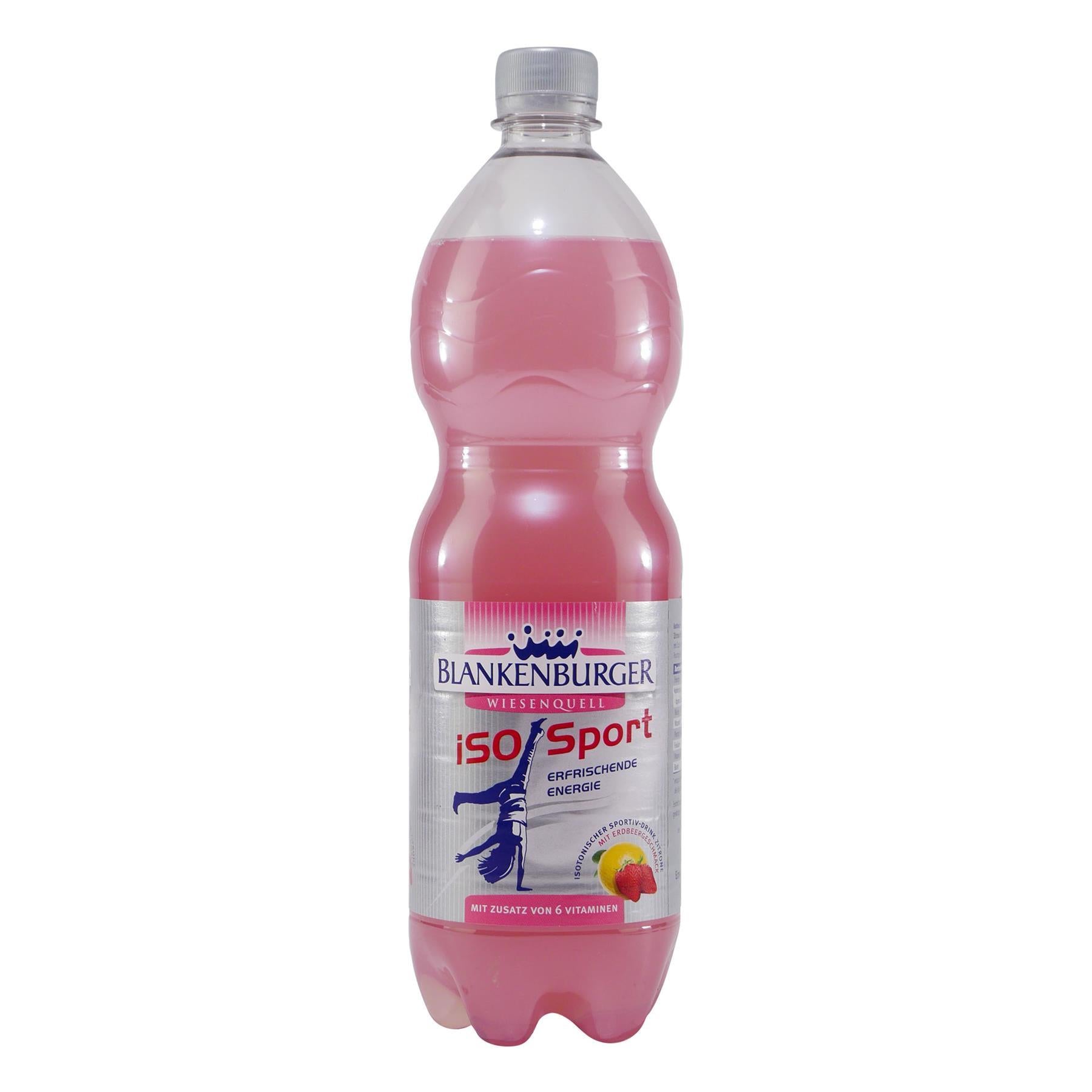 Blankenburger ISO Sport Zitrone-Erdbeer (12 x 1,0L)