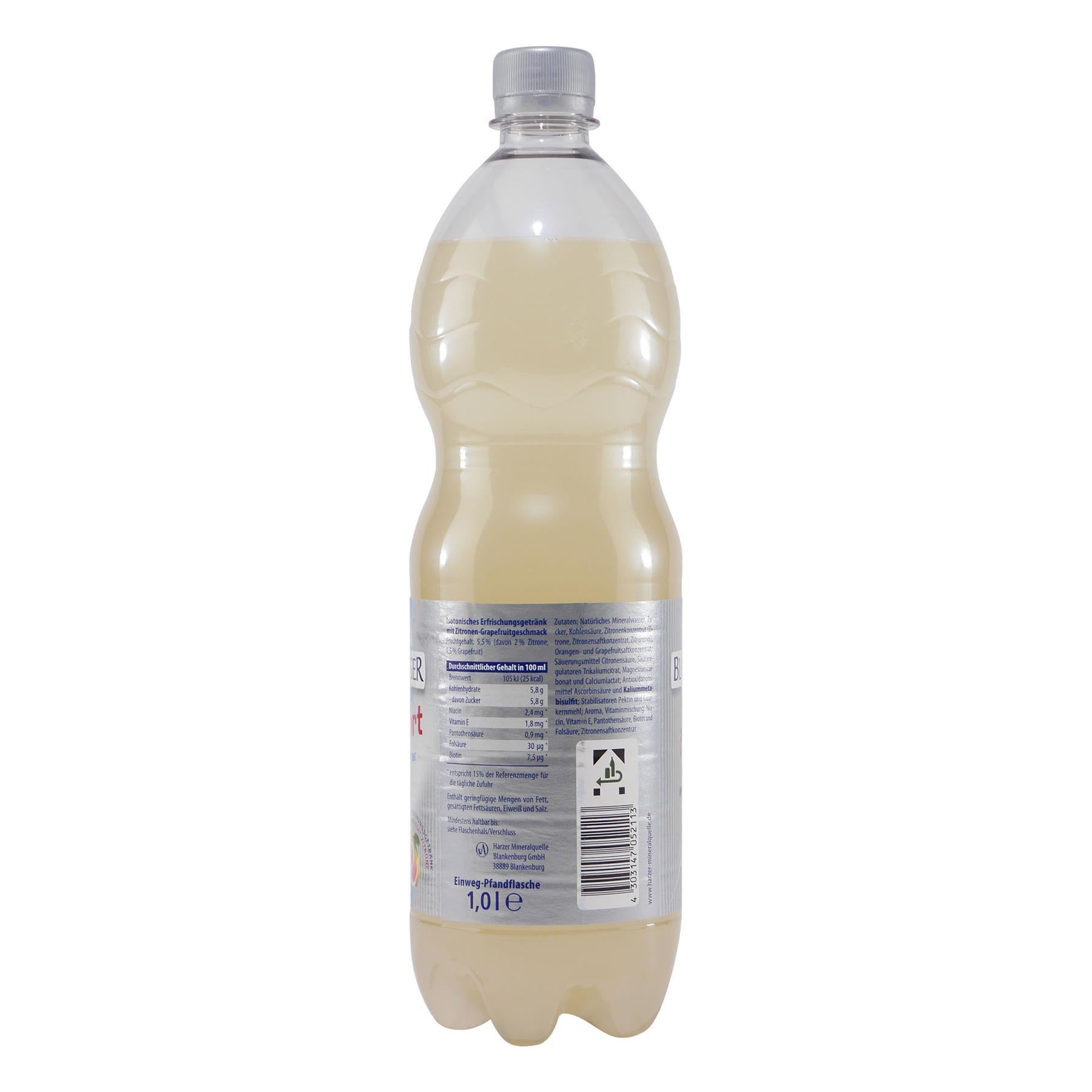 Blankenburger ISO Sport Grapefruit-Zitrone (12 x 1,0L)