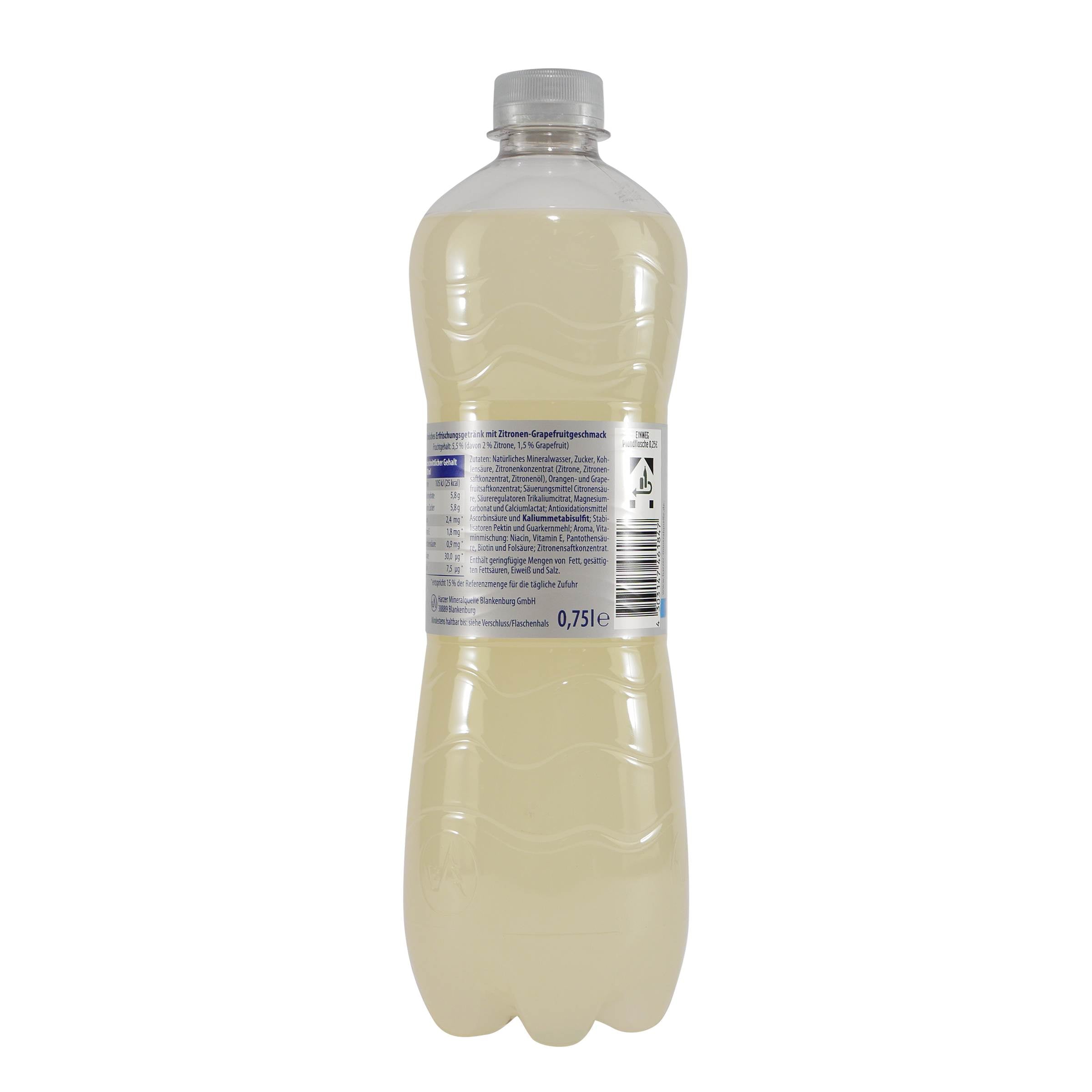 Blankenburger ISO Sport Grapefruit-Zitrone (6 x 0,75L) EINWEG