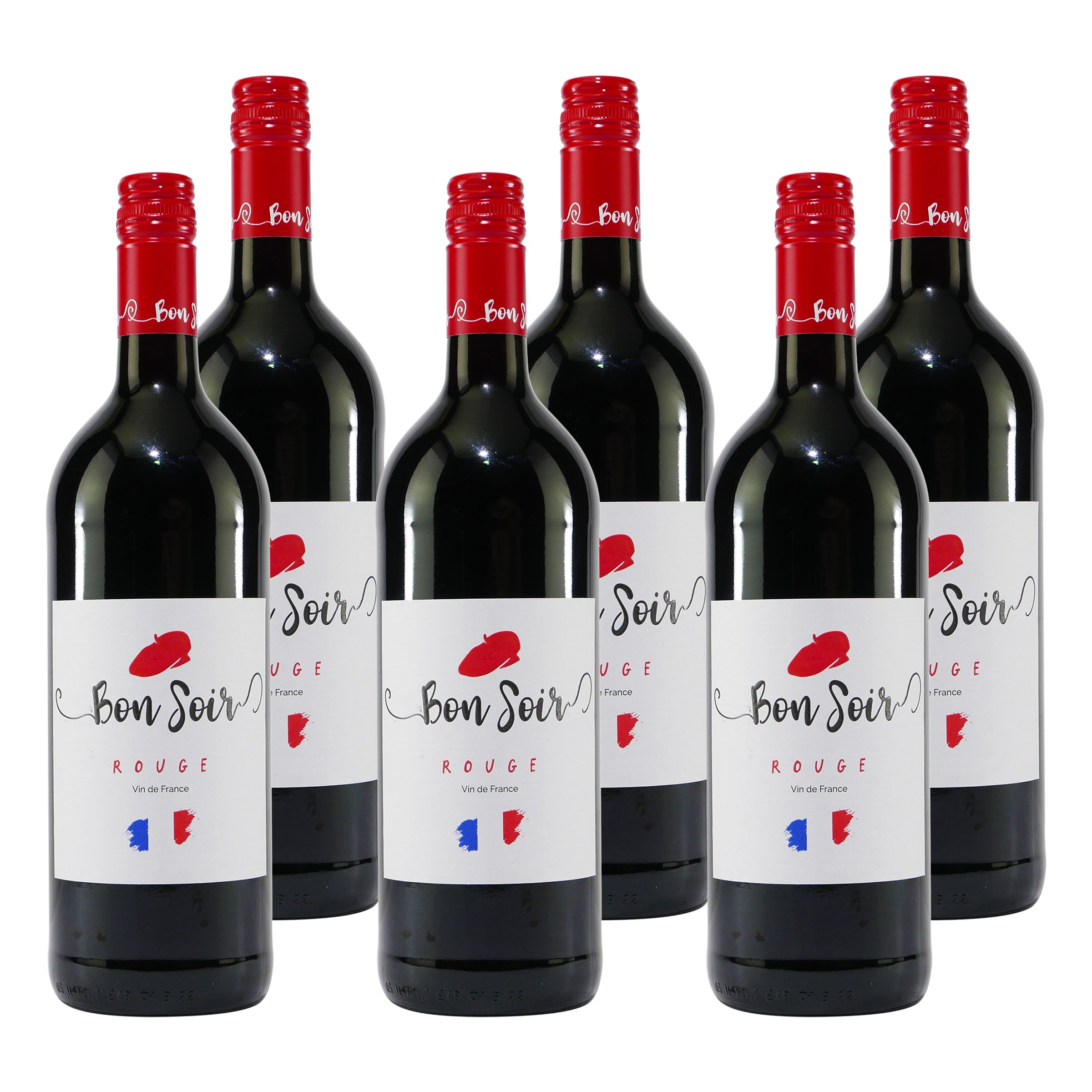 Bon Soir Rouge -trocken- (6 x 1,0L)