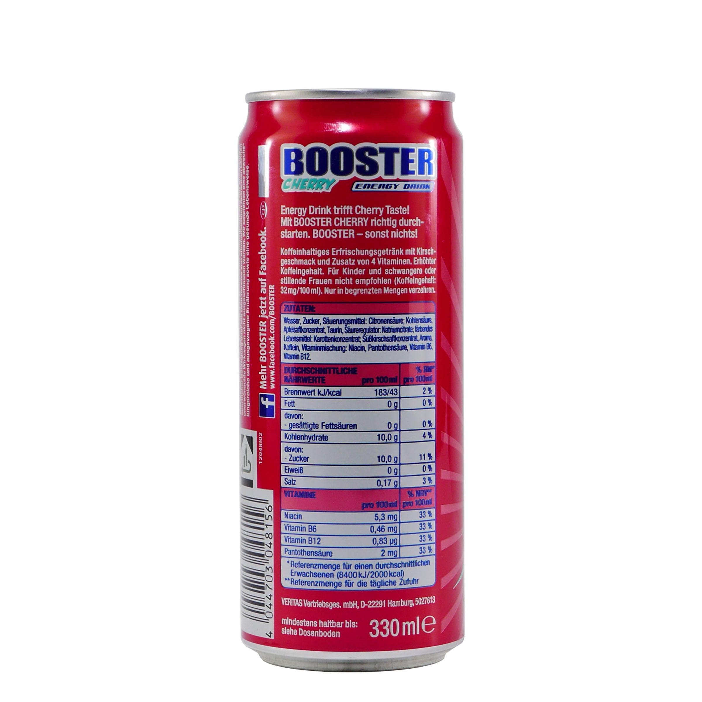 Booster Energy Drink Cherry (24 x 0,33L)