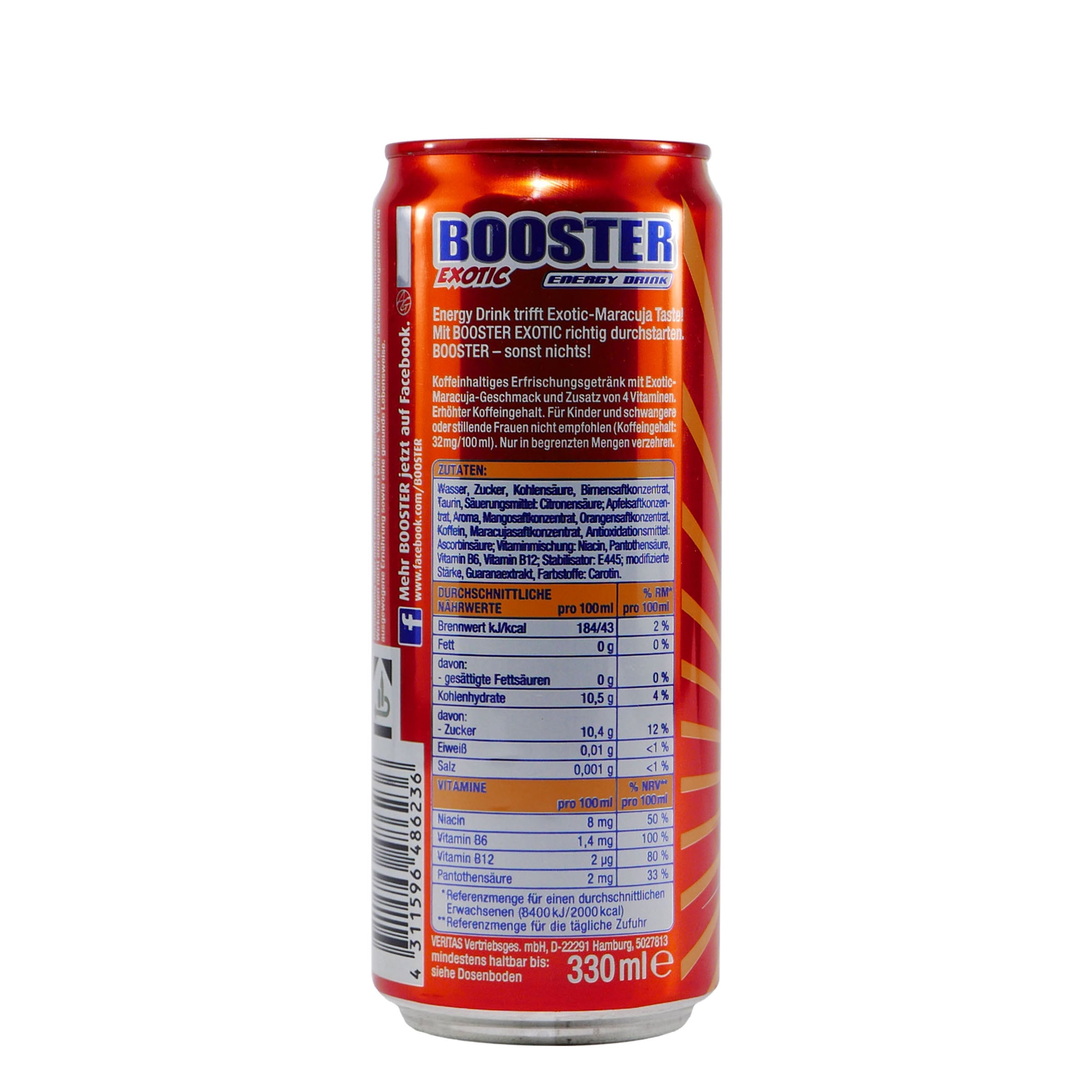 Booster Energy Drink Exotic (24 x 0,33L)