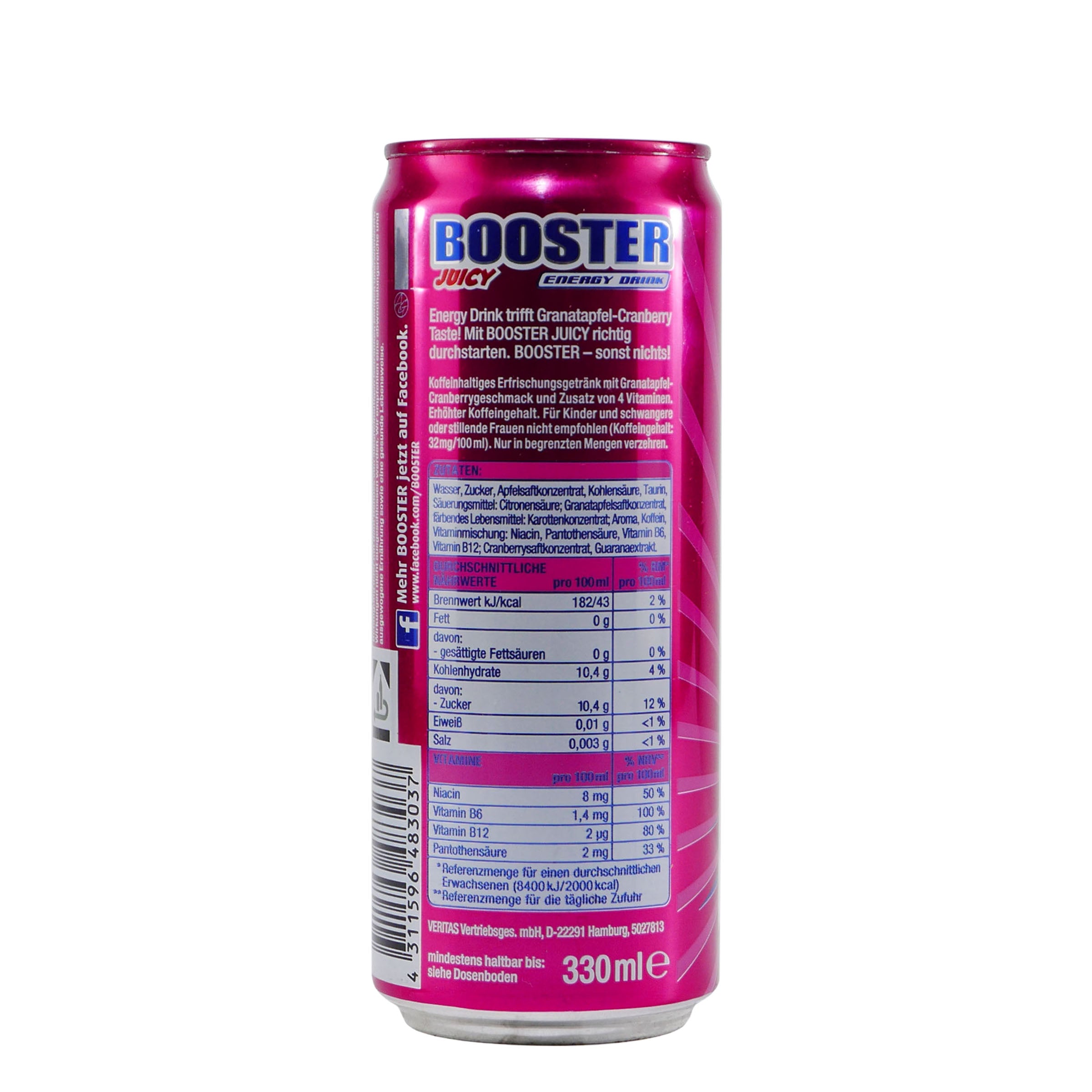 Booster Energy Drink Juicy (24 x 0,33L)