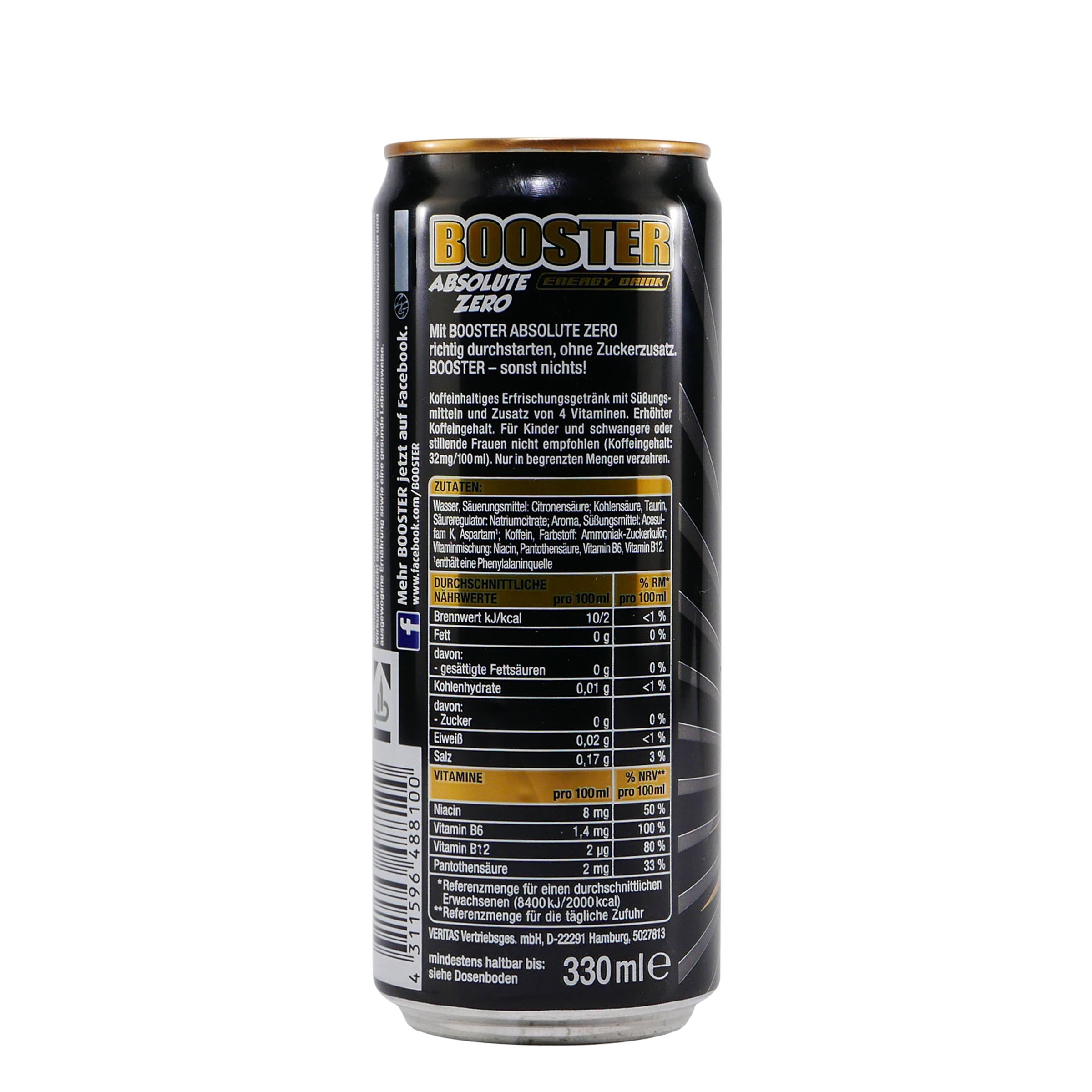 Booster Energy Drink Zero (24 x 0,33L)