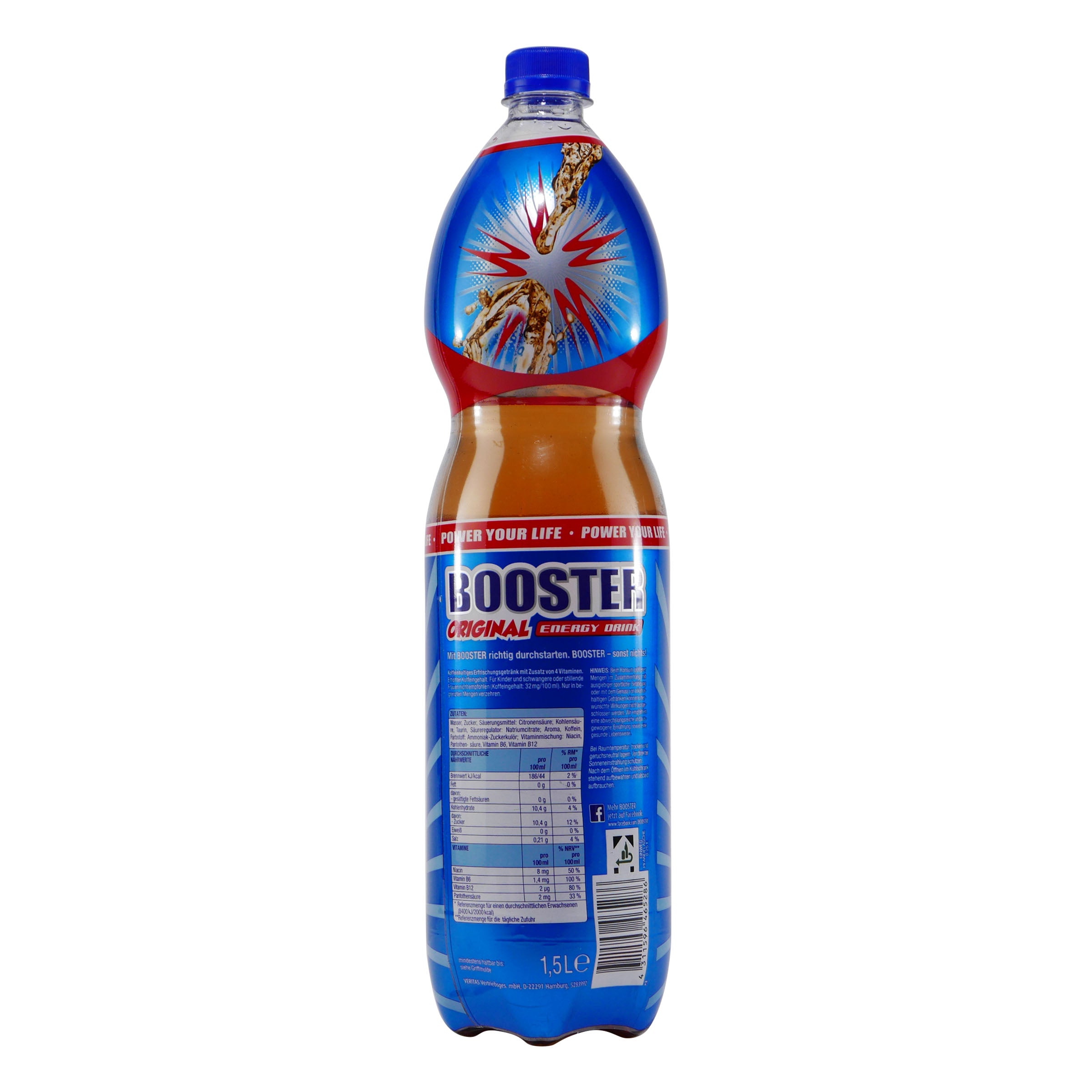 Booster Energy Drink (6 x 1,5L)