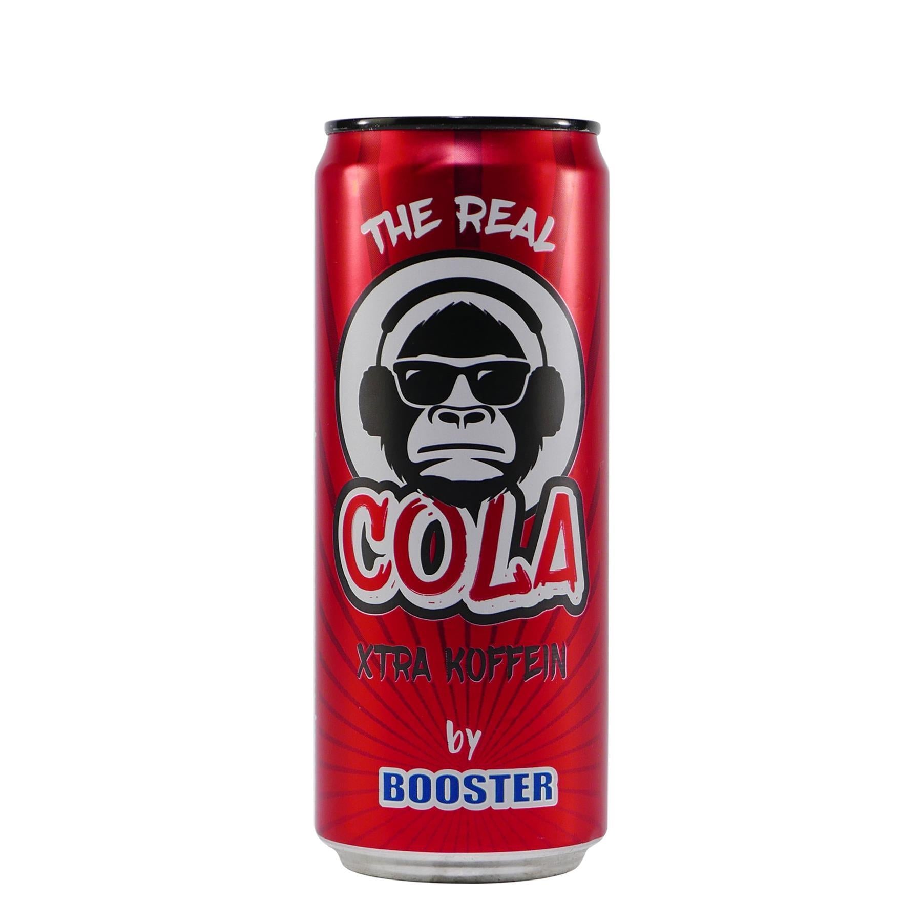 Booster The Real Cola Extra Koffein (24 x 0,33L)