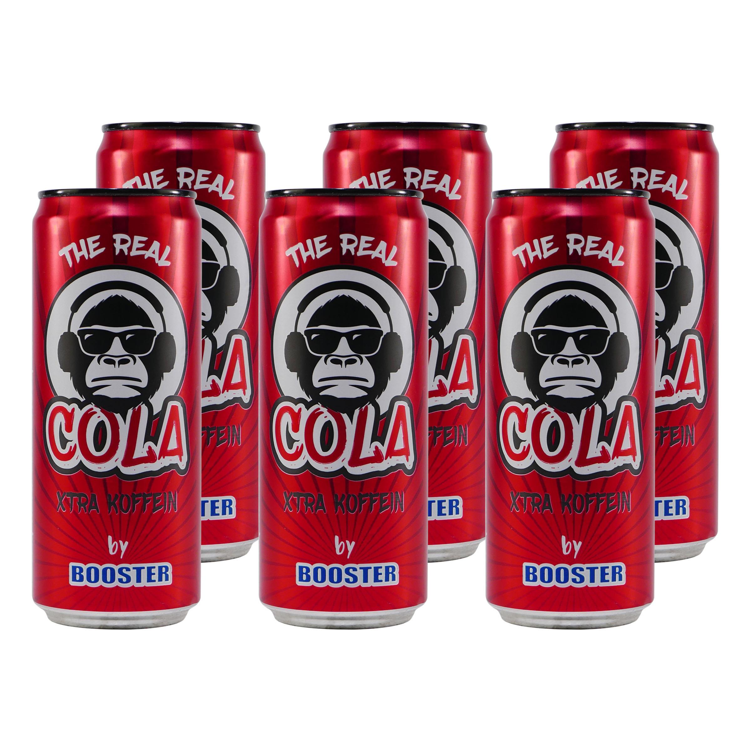 Booster The Real Cola Extra Koffein (24 x 0,33L)