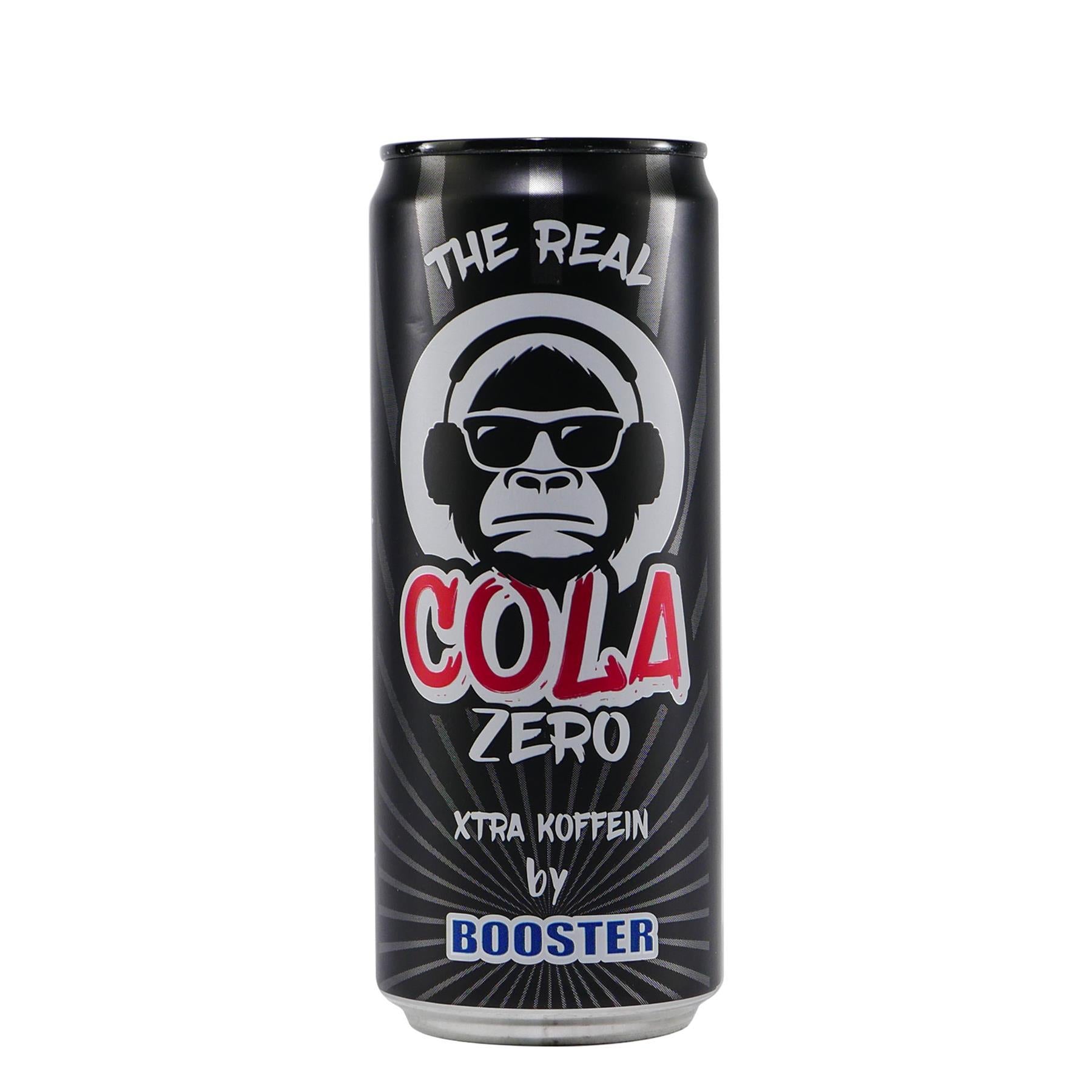Booster The Real Cola Zero Extra Koffein (24 x 0,33L)