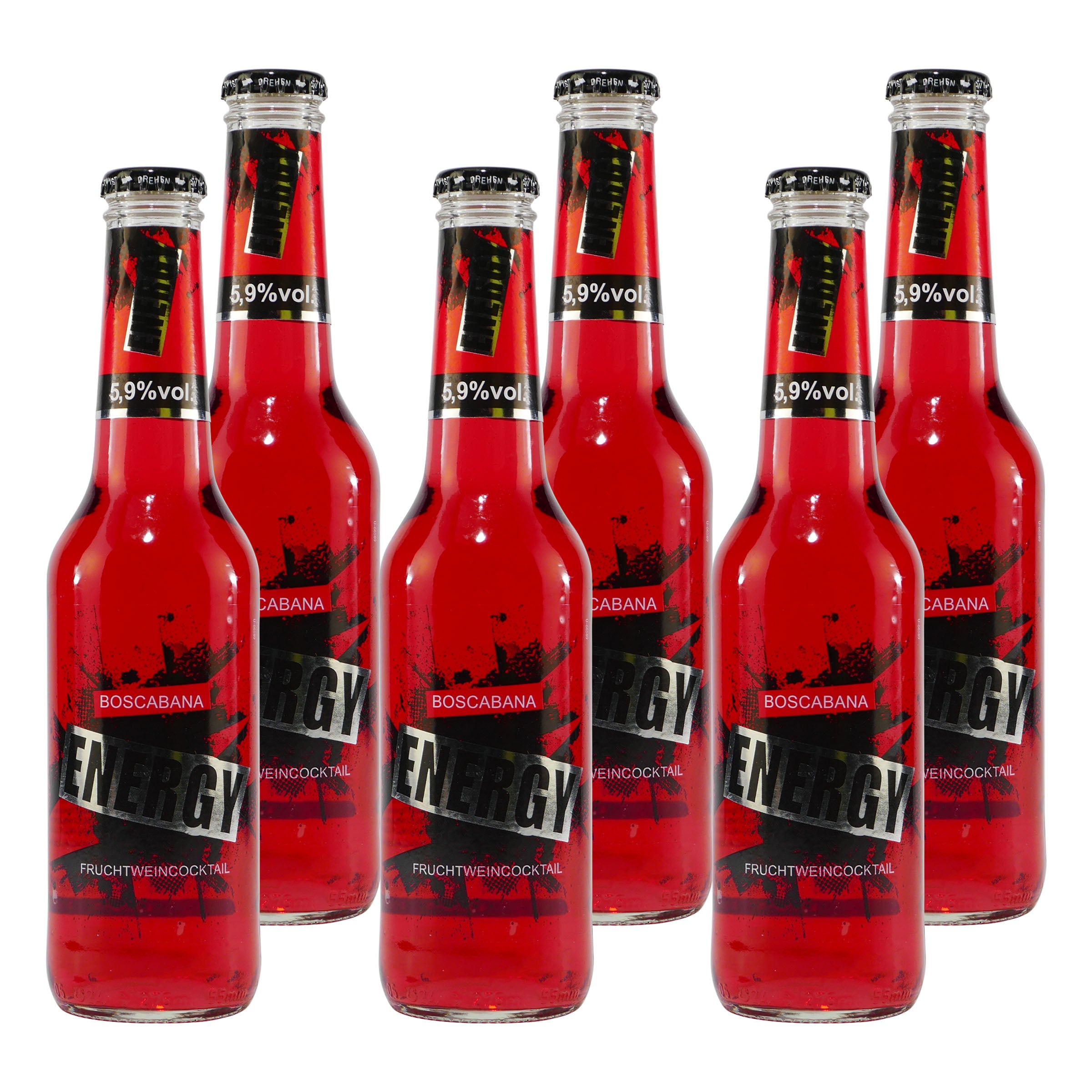 Boscabana Energy Fruchtweincocktail (12 x 0,275L)