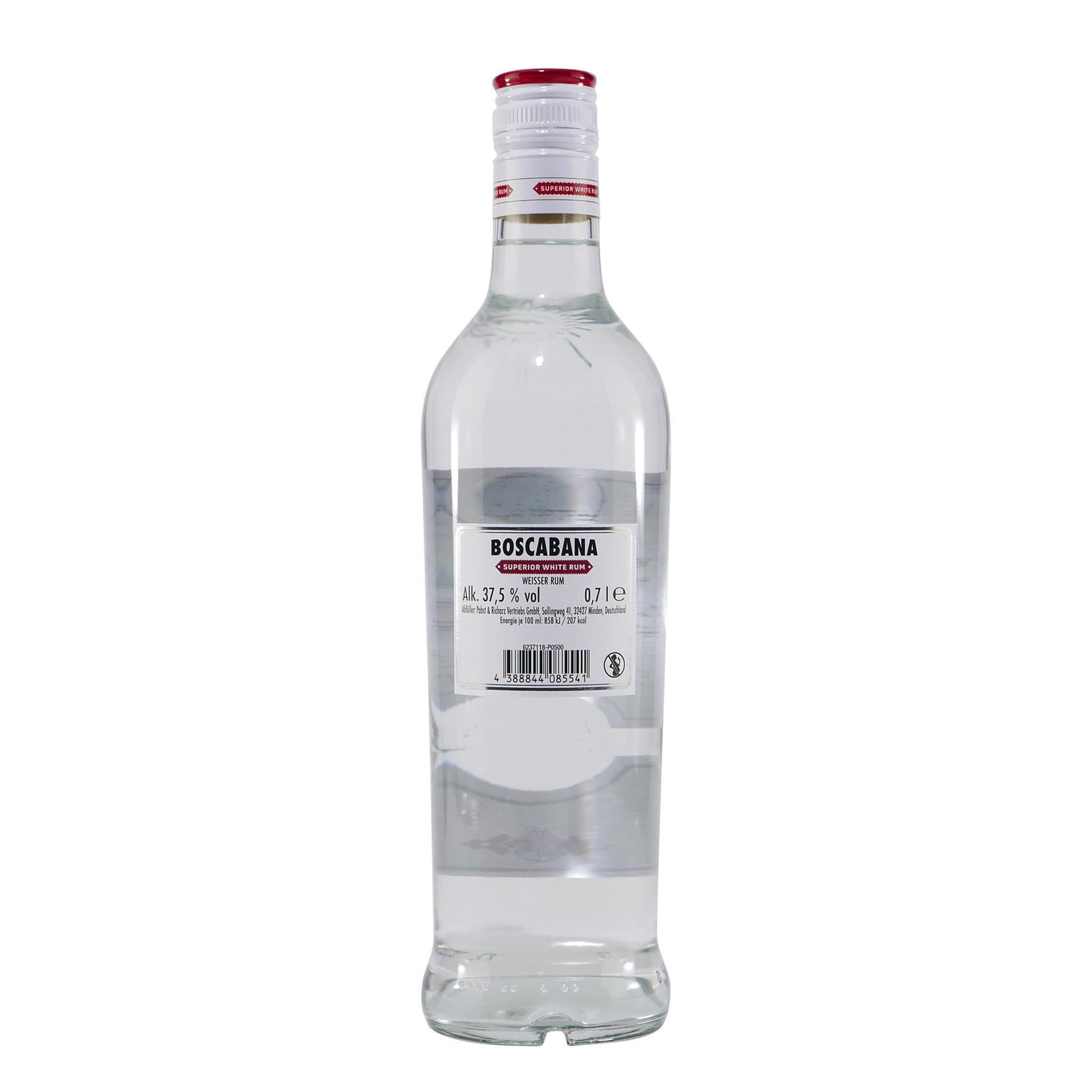 Boscabana White Rum mit Geschenk-Holzkiste