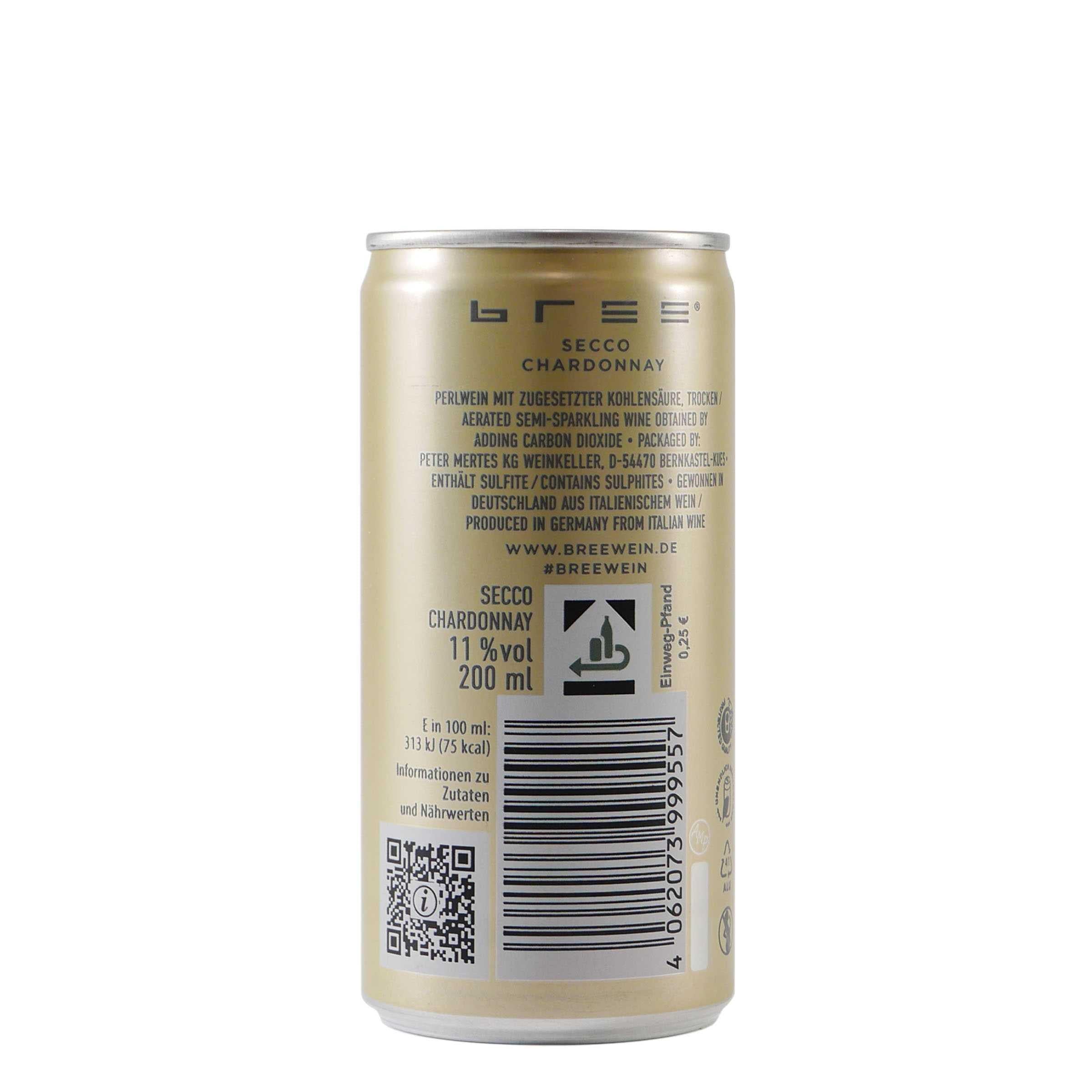 Bree Chardonnay Secco -trocken- (12 x 0,2L)
