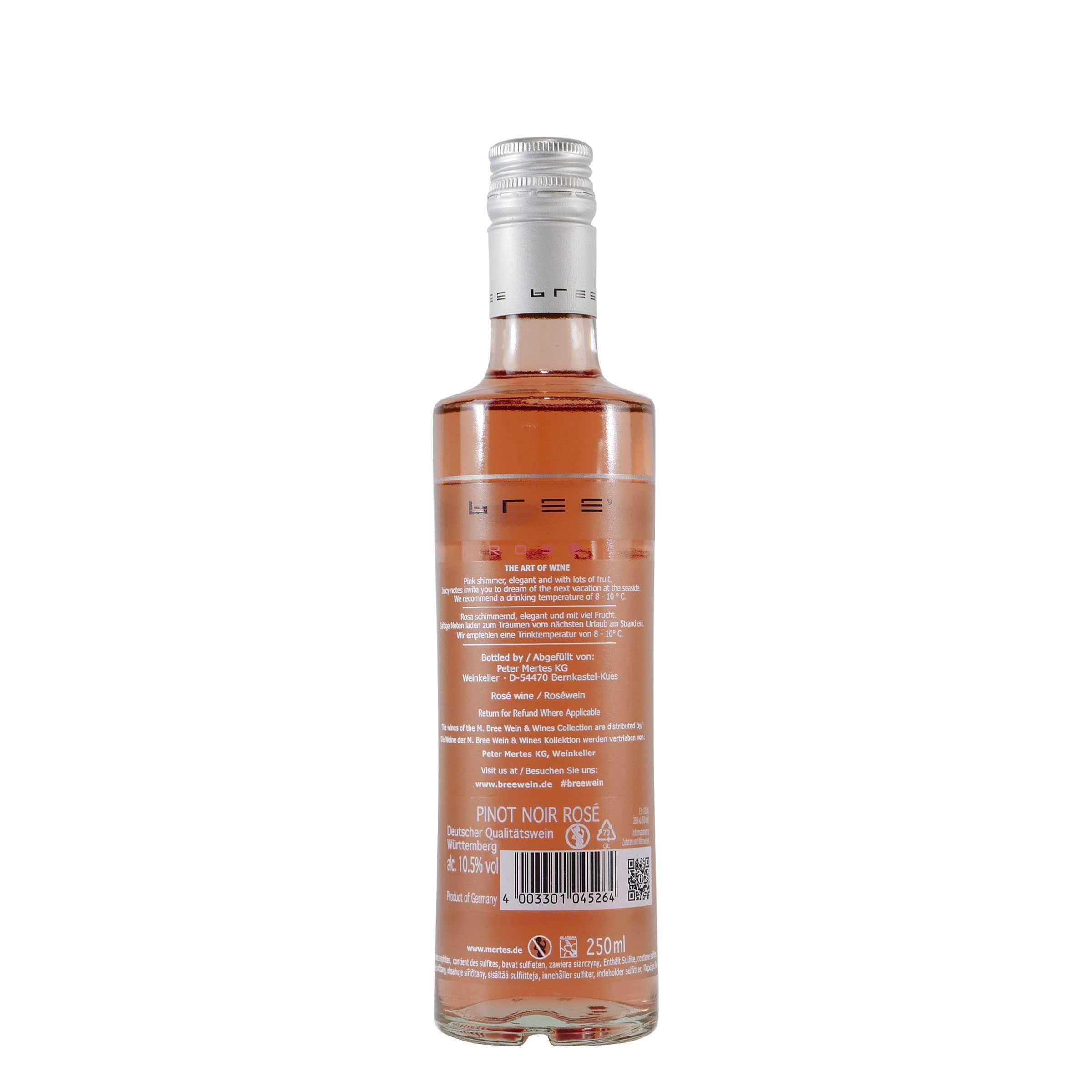 Bree Pinot Noir Rosé QbA -trocken- (12 x 0,25L)