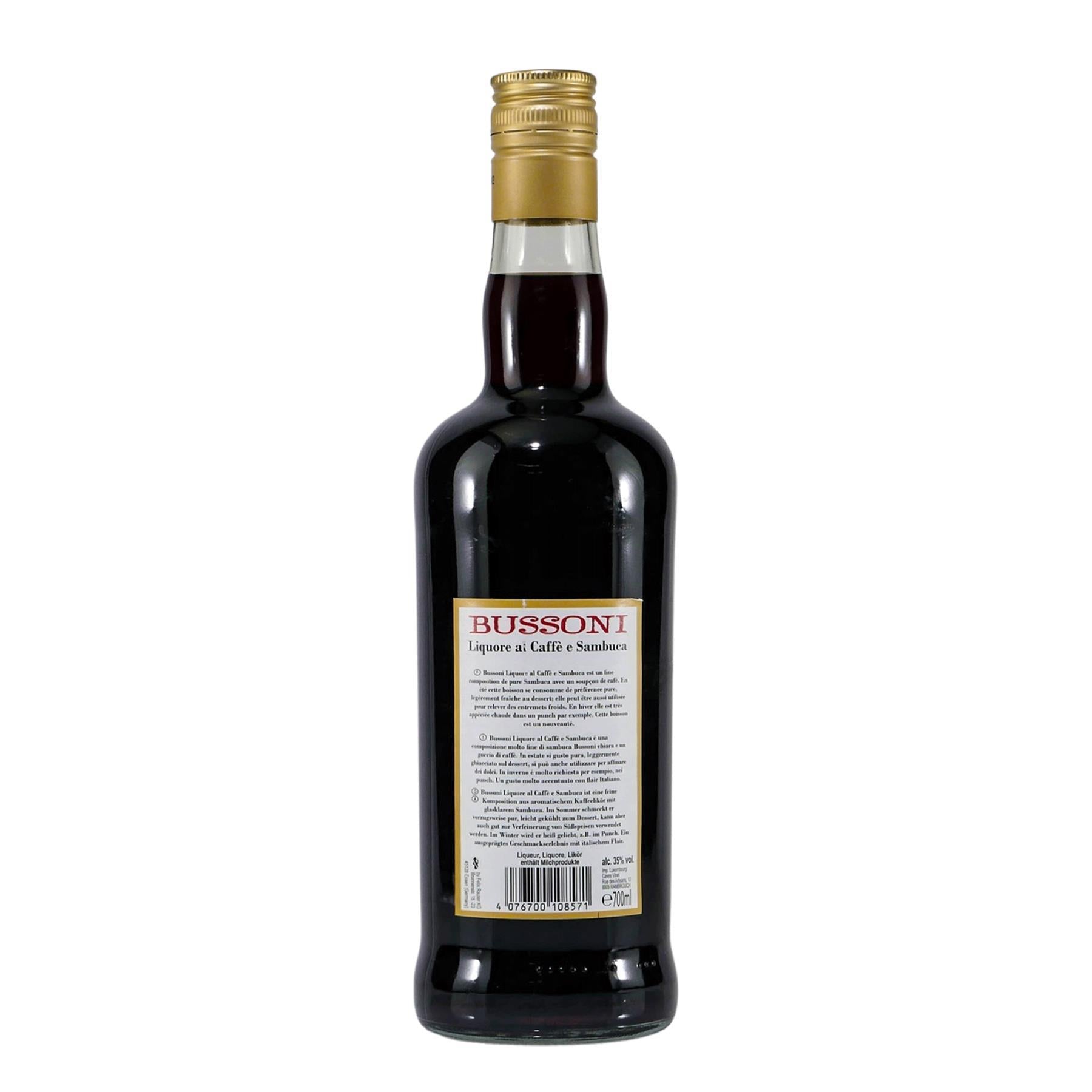 Bussoni Sambuca Cafe mit Geschenk-Holzkiste