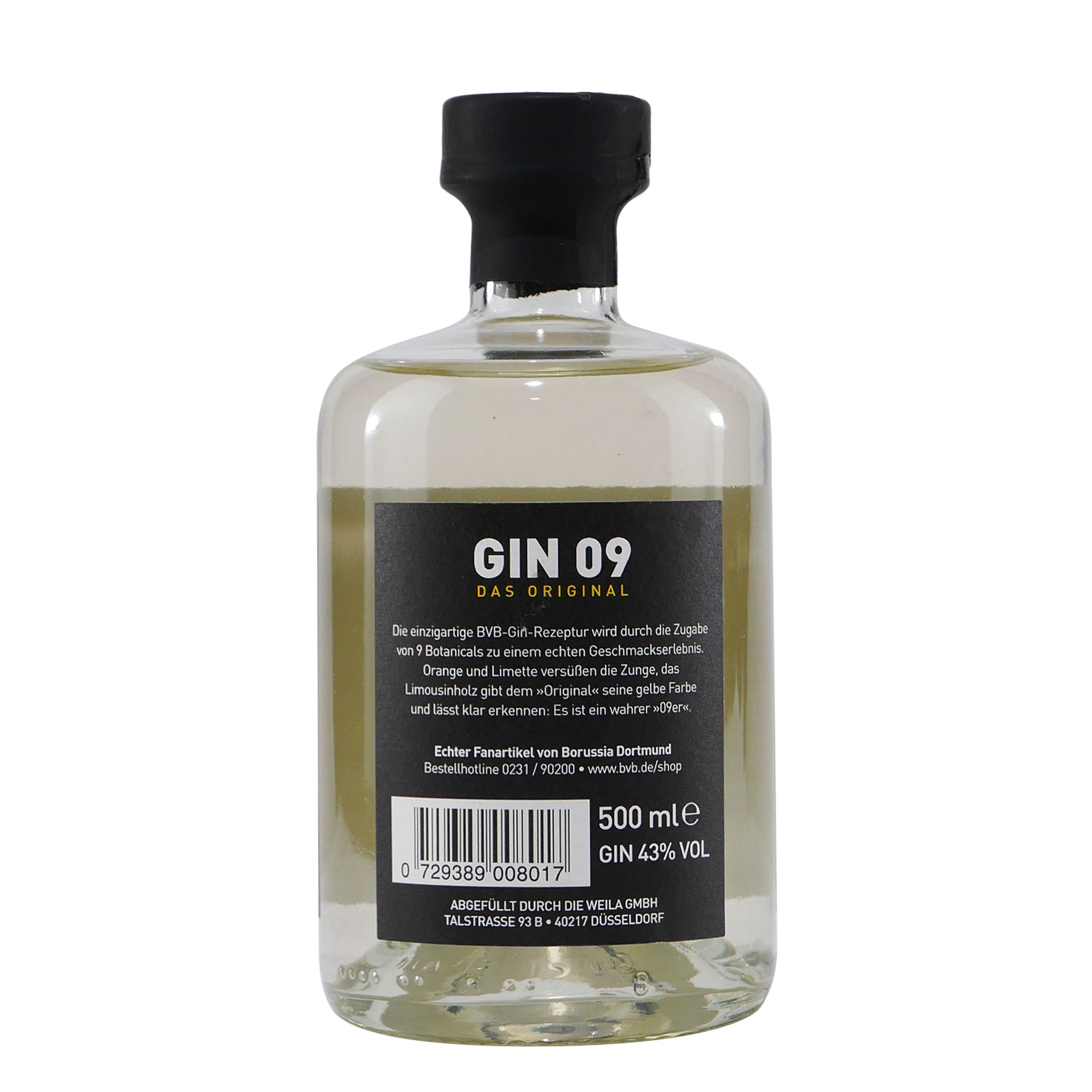 BVB Gin 09 -Das Original- mit Geschenk-Holzkiste