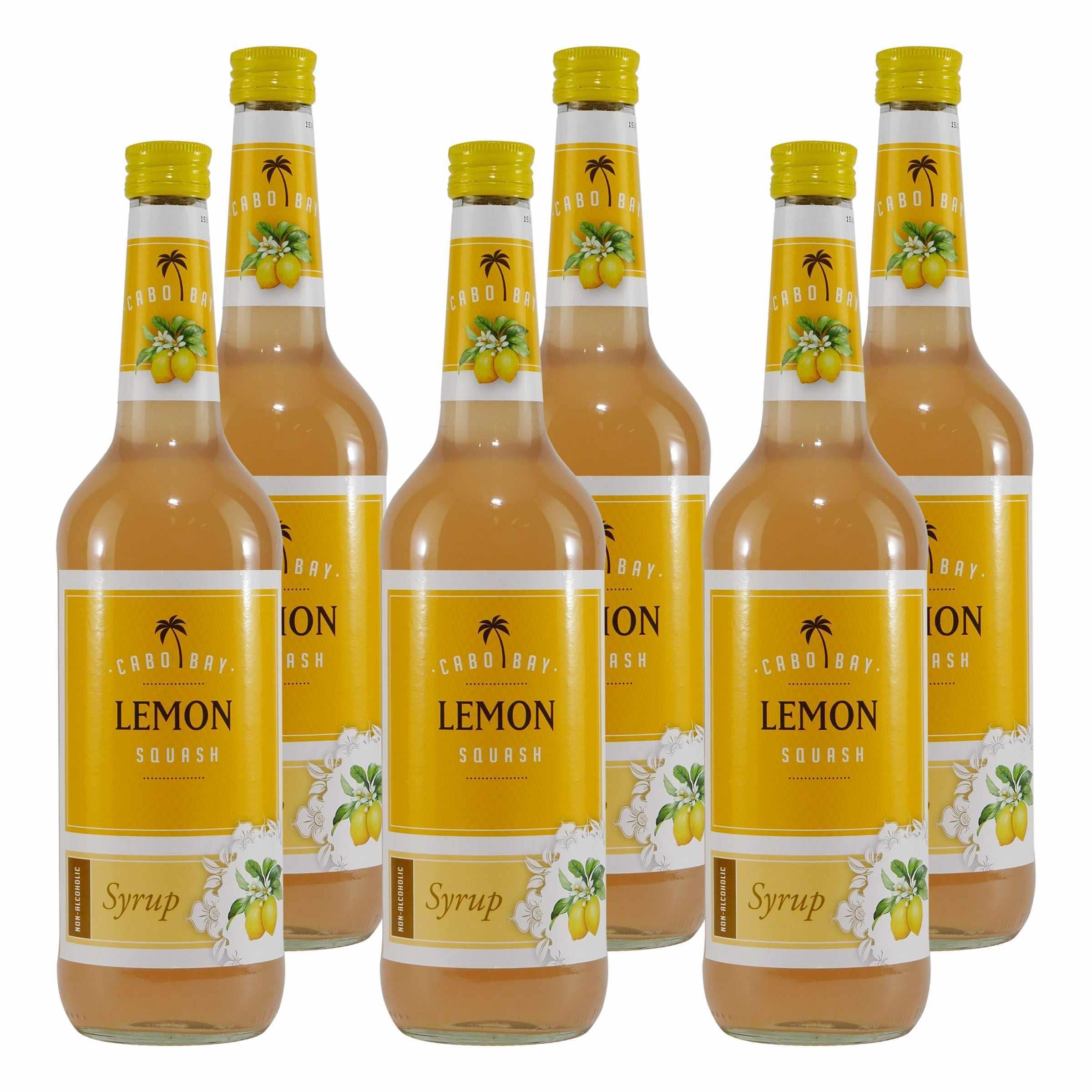 Cabo Bay Lemon Squash Syrup (6 x 0,7L)