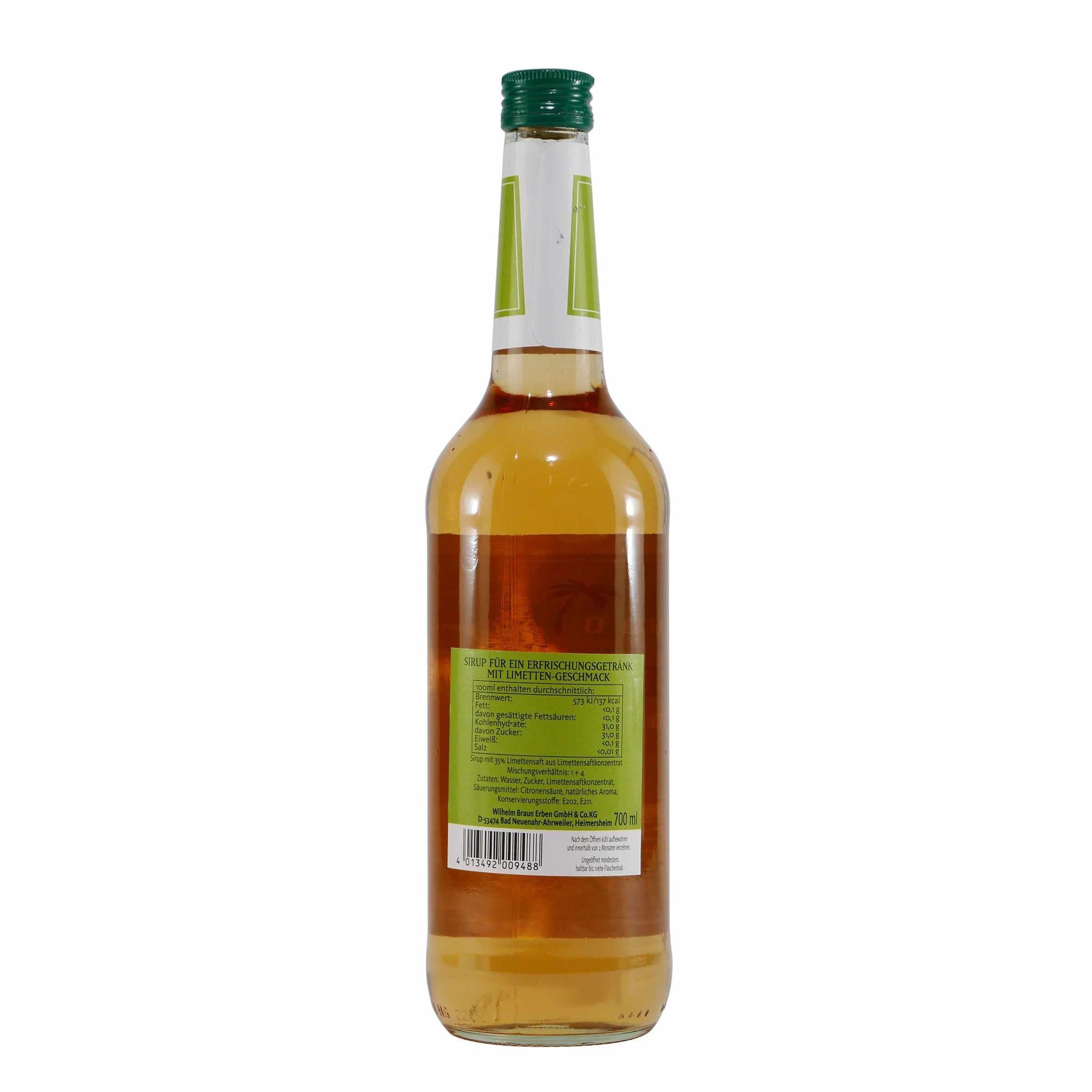 Cabo Bay Lime Juice Cordial Syrup