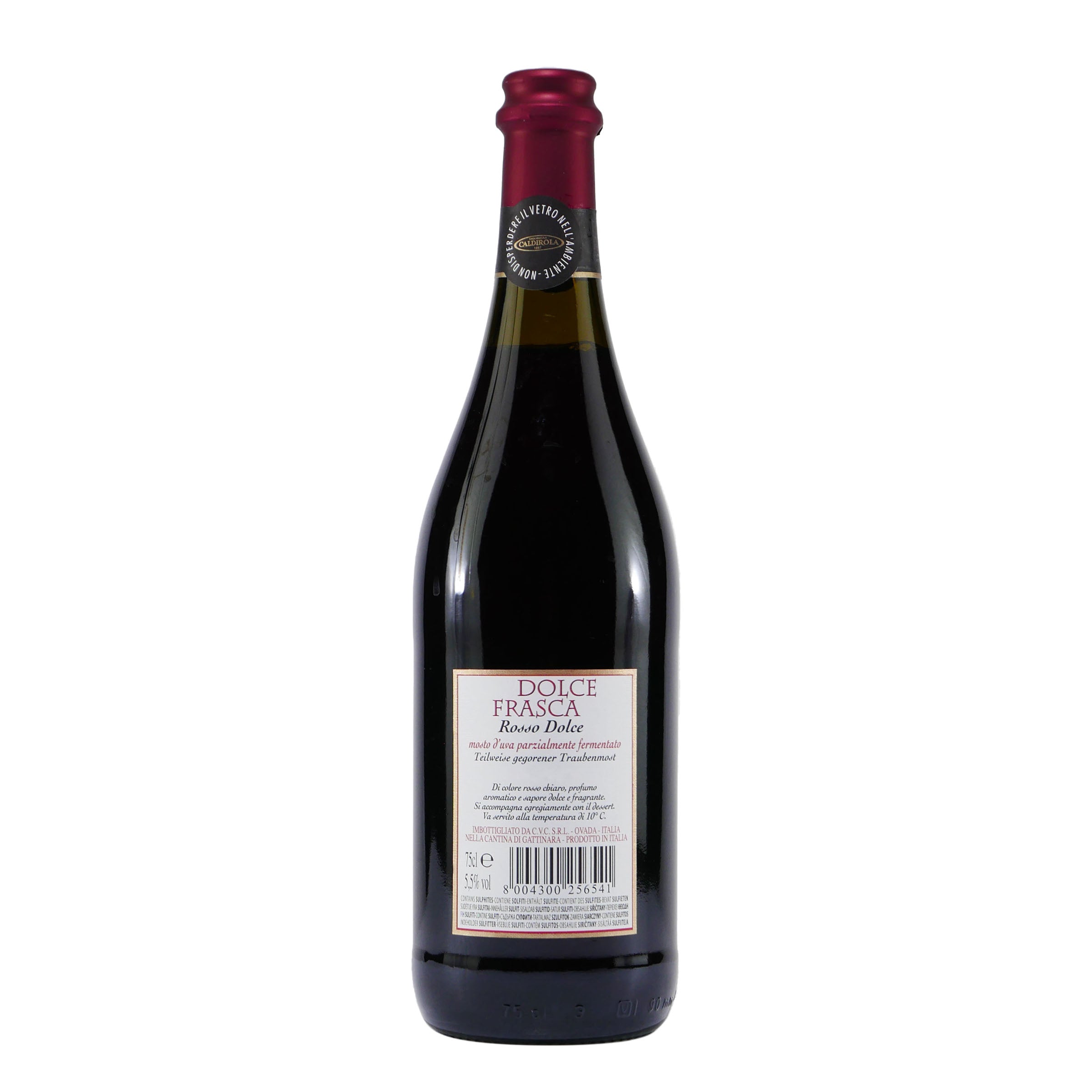 Caldirola Dolce Frasca Rosso (6 x 0,75L)