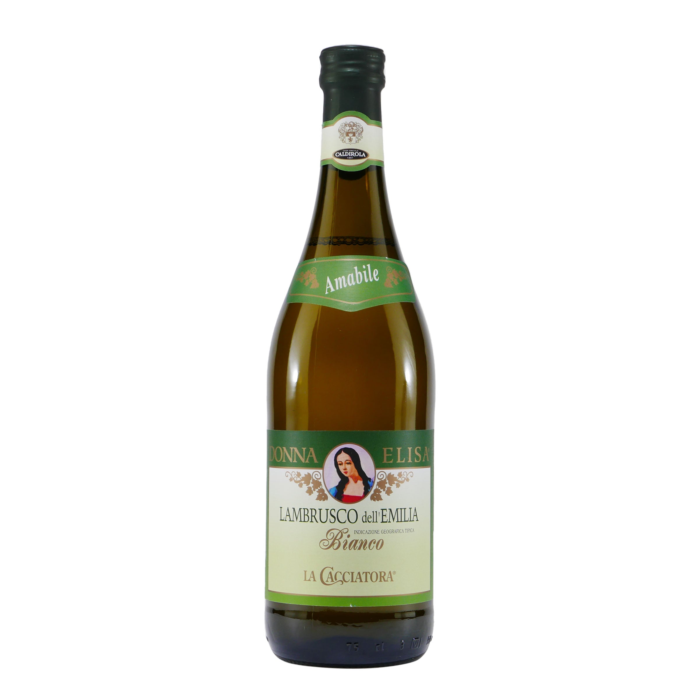 La Cacciatora Donna Elisa Lambrusco Bianco -lieblich-