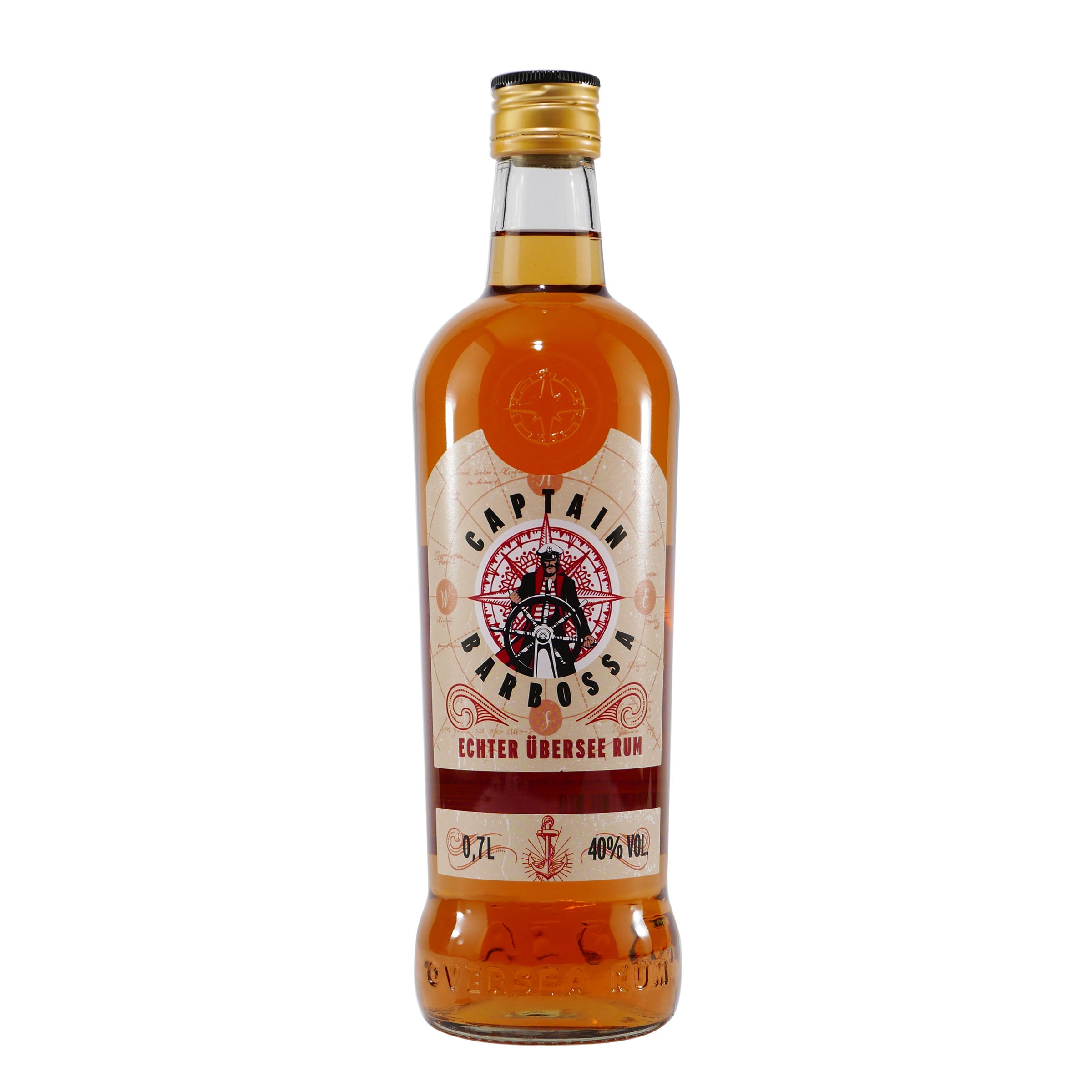 Captain Barbossa Rum 40% mit Geschenk-Holzkiste