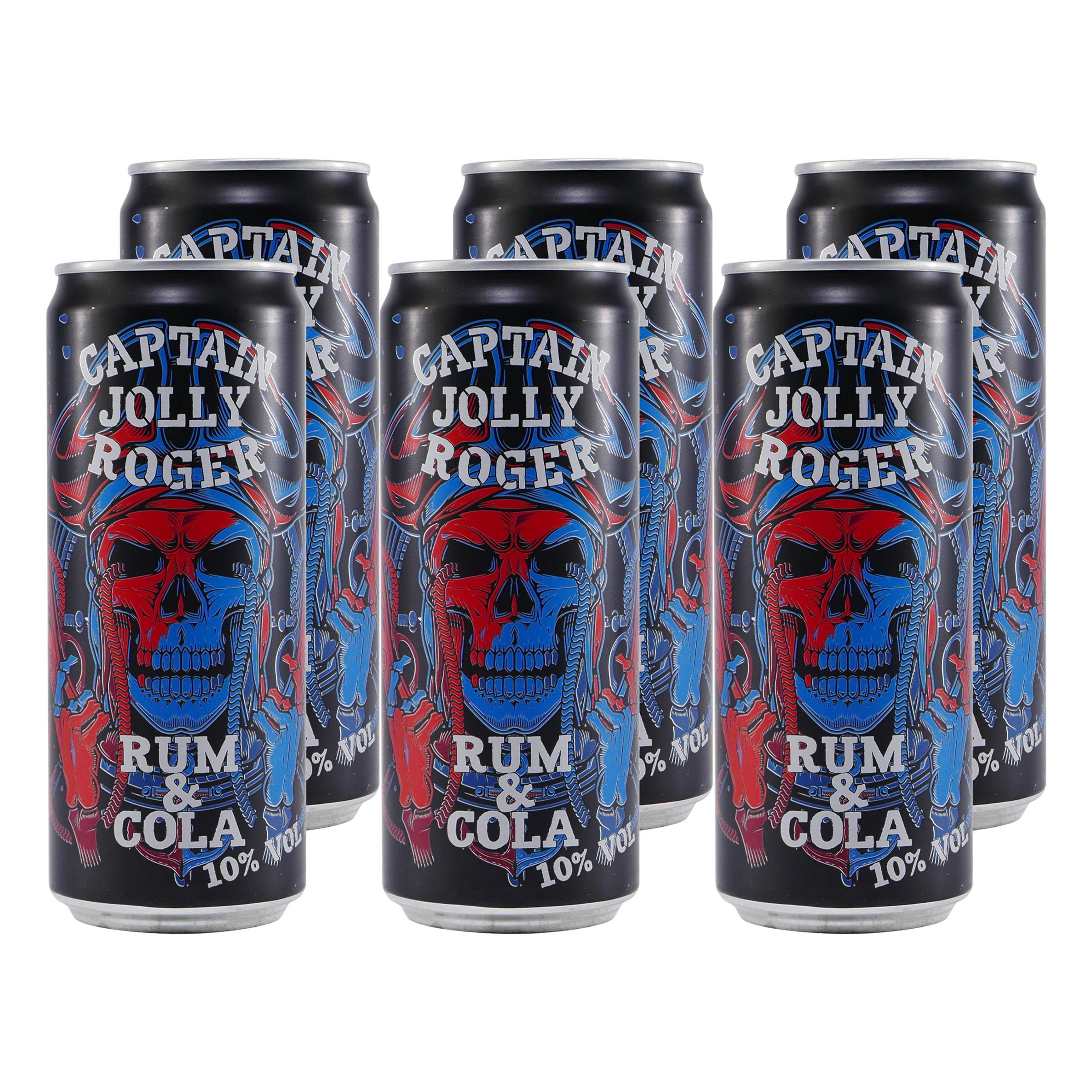 Captain Jolly Roger Rum & Cola 0,25L - Klassisches Mischgetränk für ...