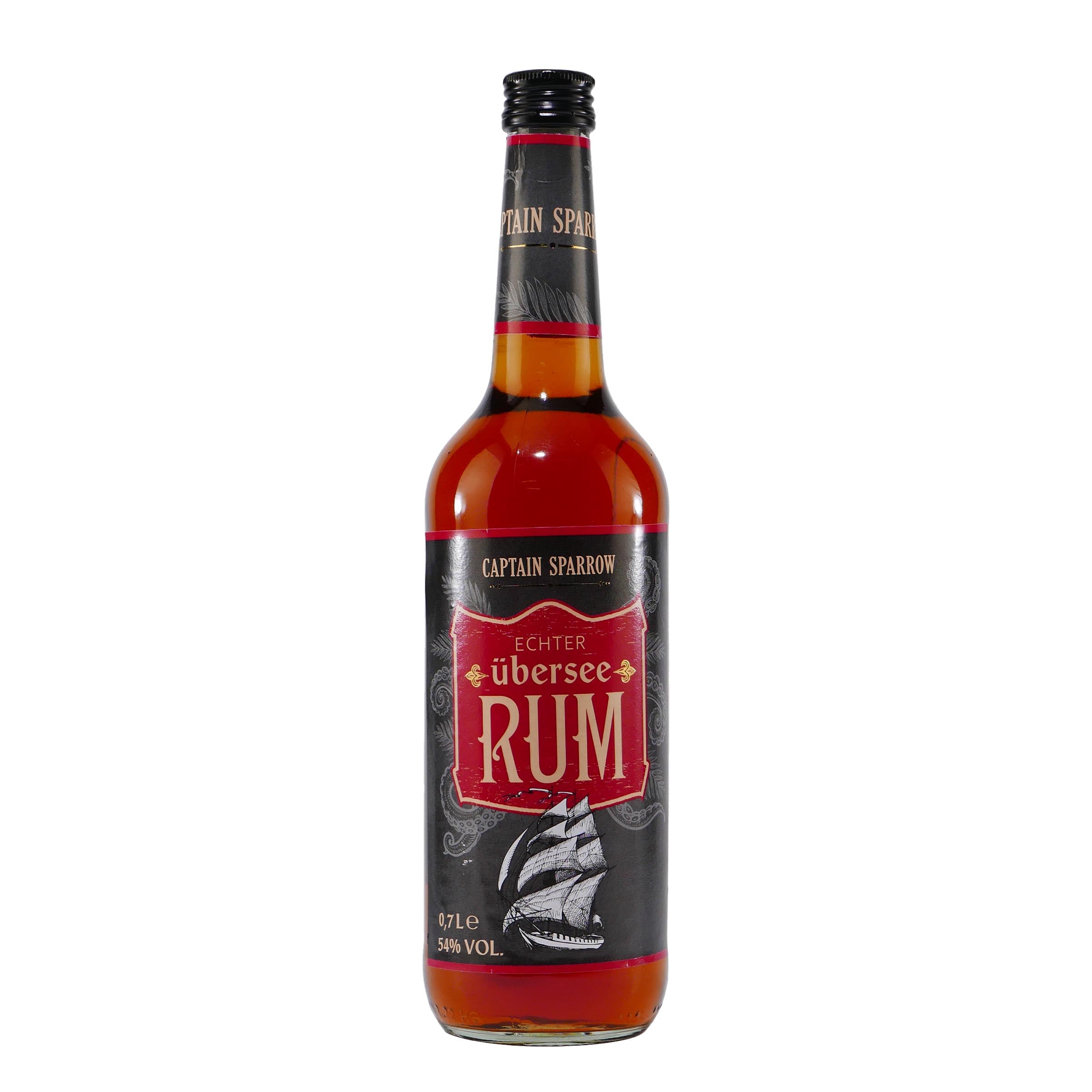 Captain Sparrow Übersee Rum 54%