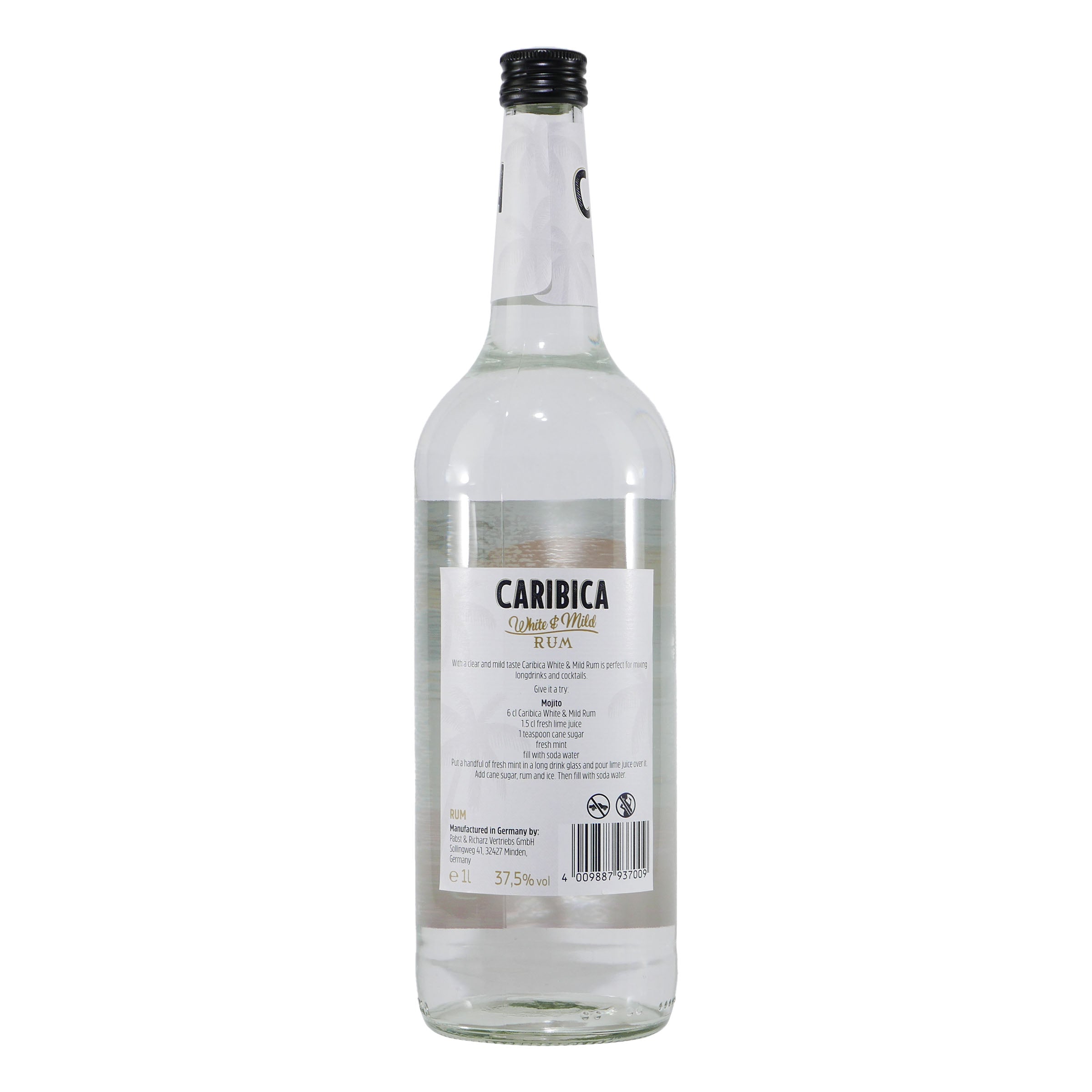 Caribica White & Mild Rum (6 x 1,0L)