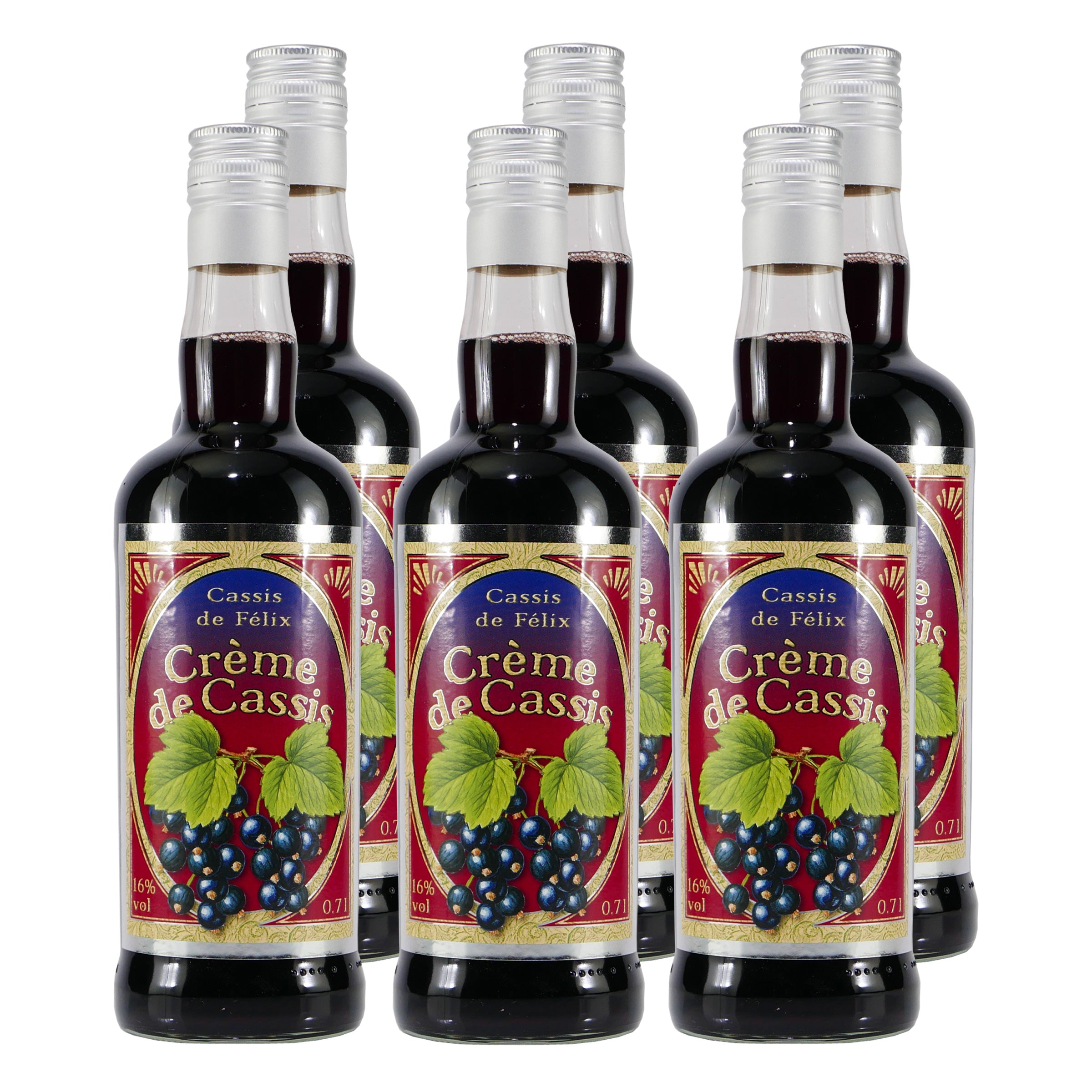 Rauter Créme de Cassis Likör (6 x 0,7L)